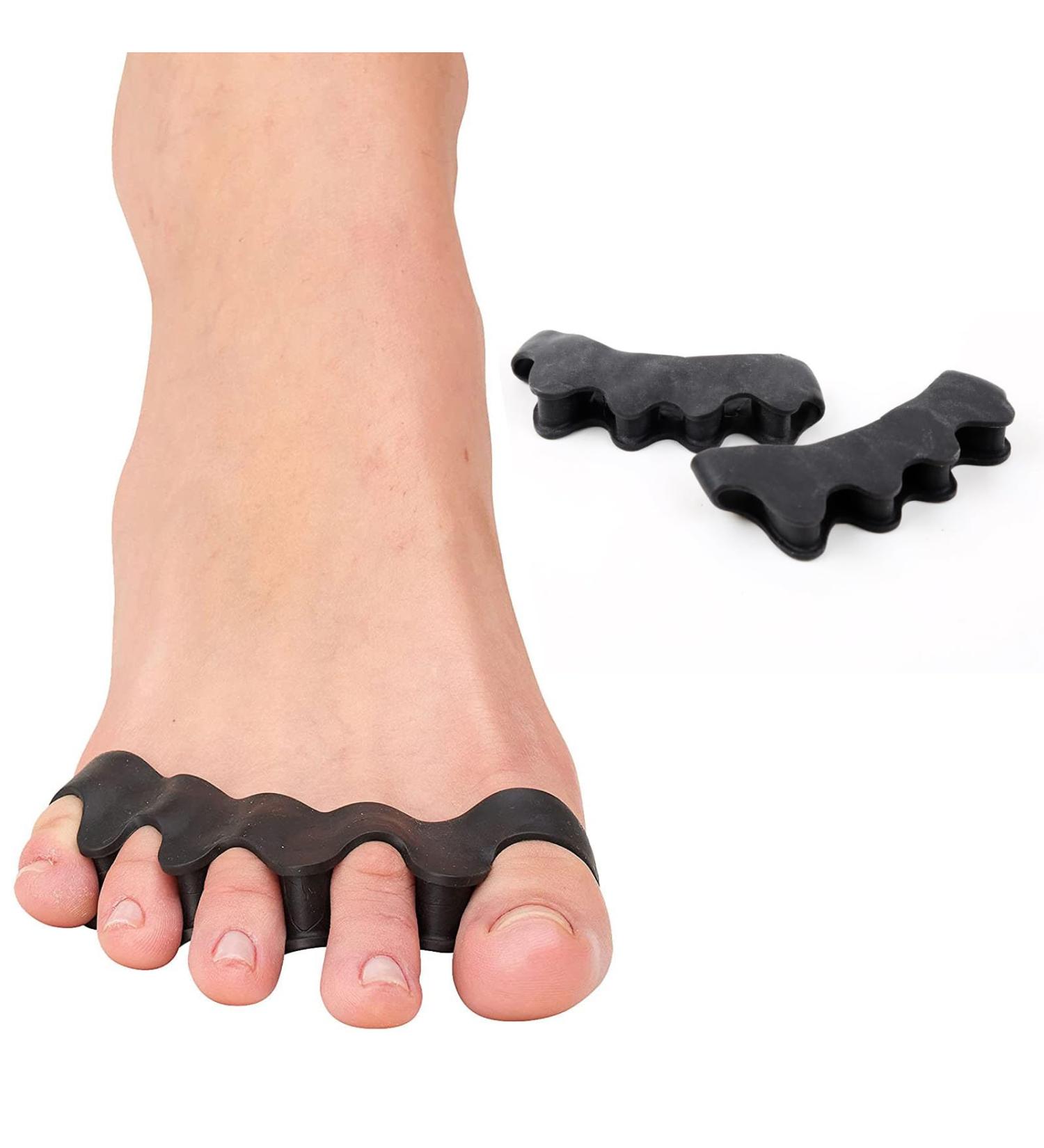 Buy Toe Separators for Men - Correct Toes Silicone Spacers for Yoga Running & Comfort - Buy Online on GoSupps.com
