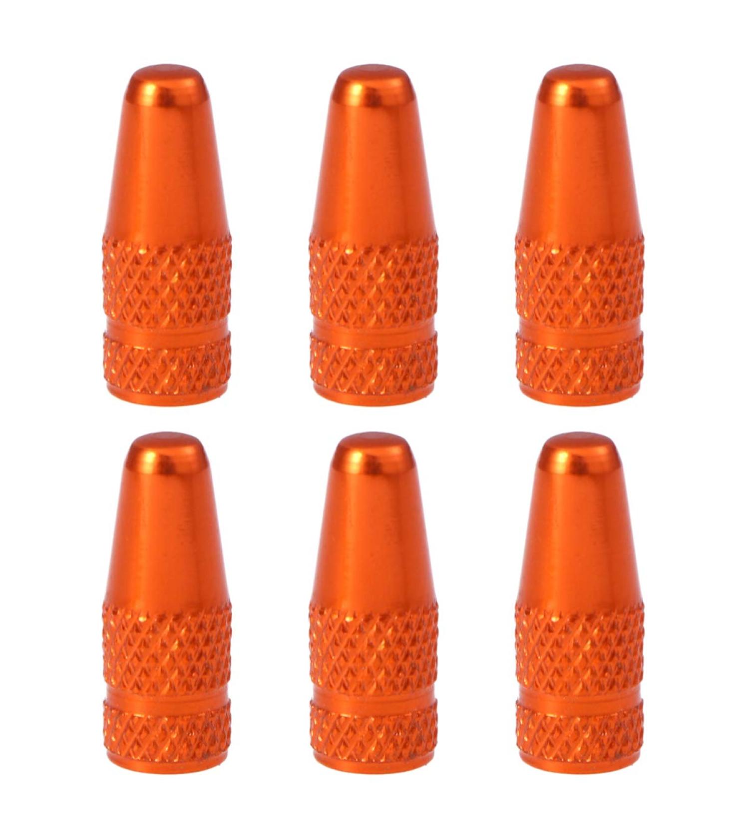 Vosarea Anodized Aluminum Presta Valve Caps for Bicycle Tires - Green & Orange Dust Caps - Buy Online on GoSupps.com