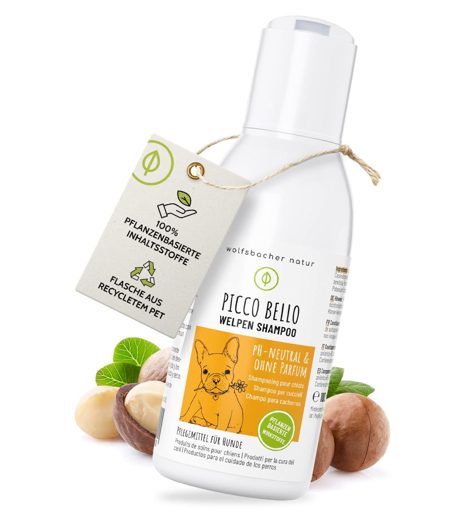 Puppy Shampoo Sensitive | pH-Neutral 100% Natural & Perfume-Free for Dandruff & Itching | Long & Short Hair | 100ml - Best Dog Shampoo for Puppies - Buy Online on GoSupps.com