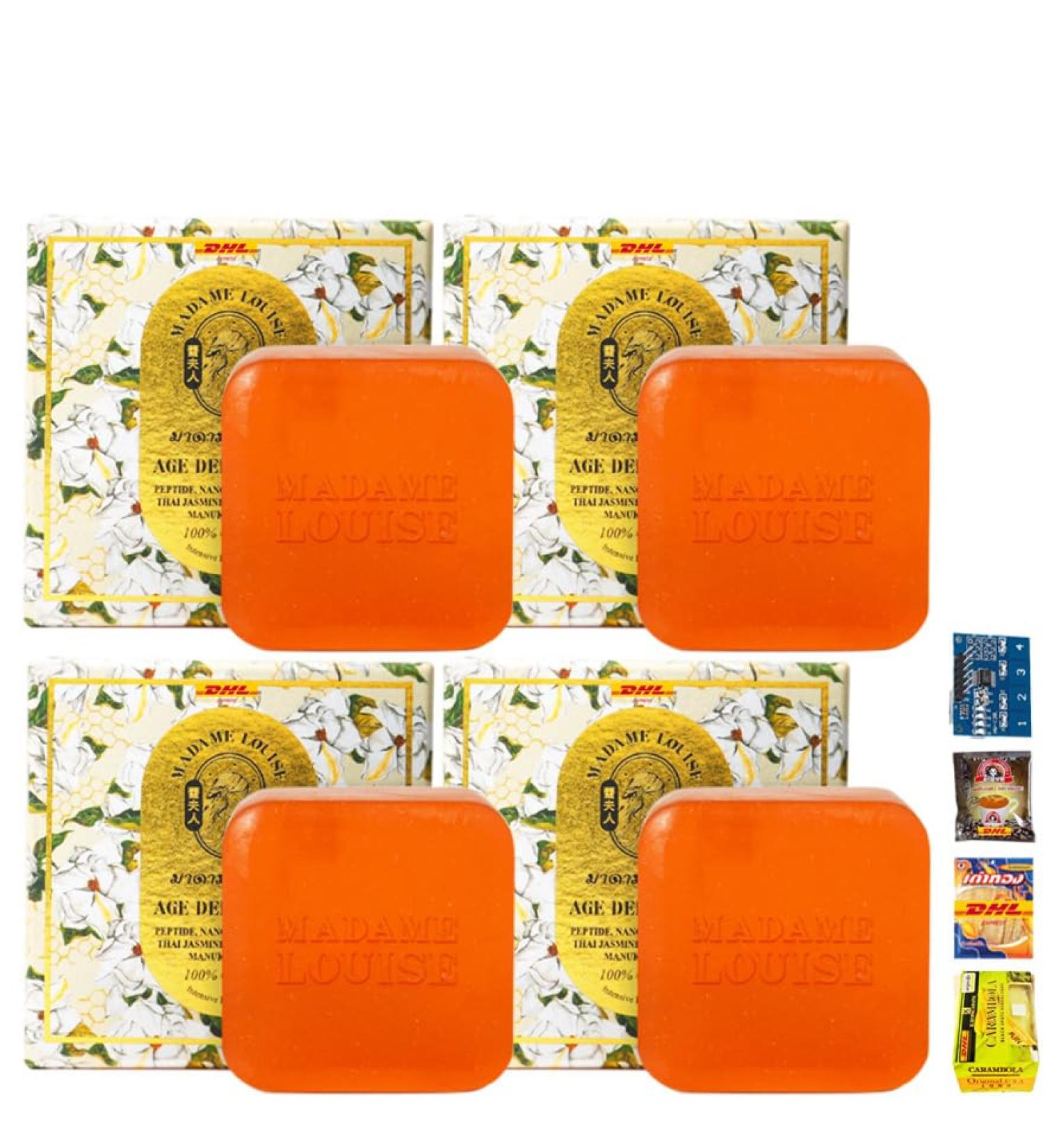 Ultimate DHL Madame Louise Agedefy Soap with Jasmine & Honey | 4.23 Oz (Pack of 4) | Beautygoodshop | Free Beauty Gifts - Buy Online on GoSupps.com