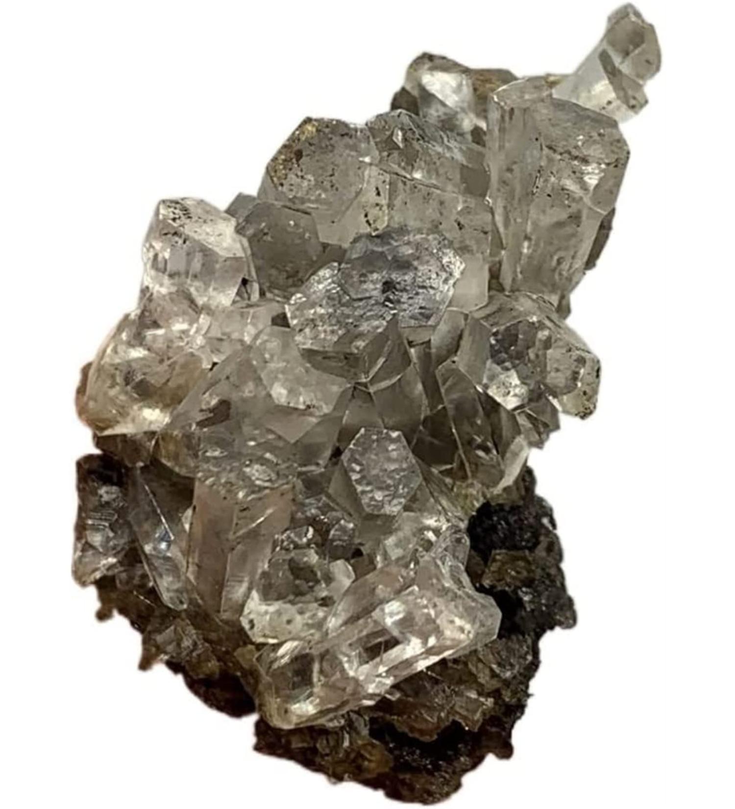 Minerals Stones Natural SIX Since Column Form Transparent calcit Samples Stones and Crystals Crystals Quartz Crystal Stones Decoration Draw QINTINYIN (Color : Light Green)