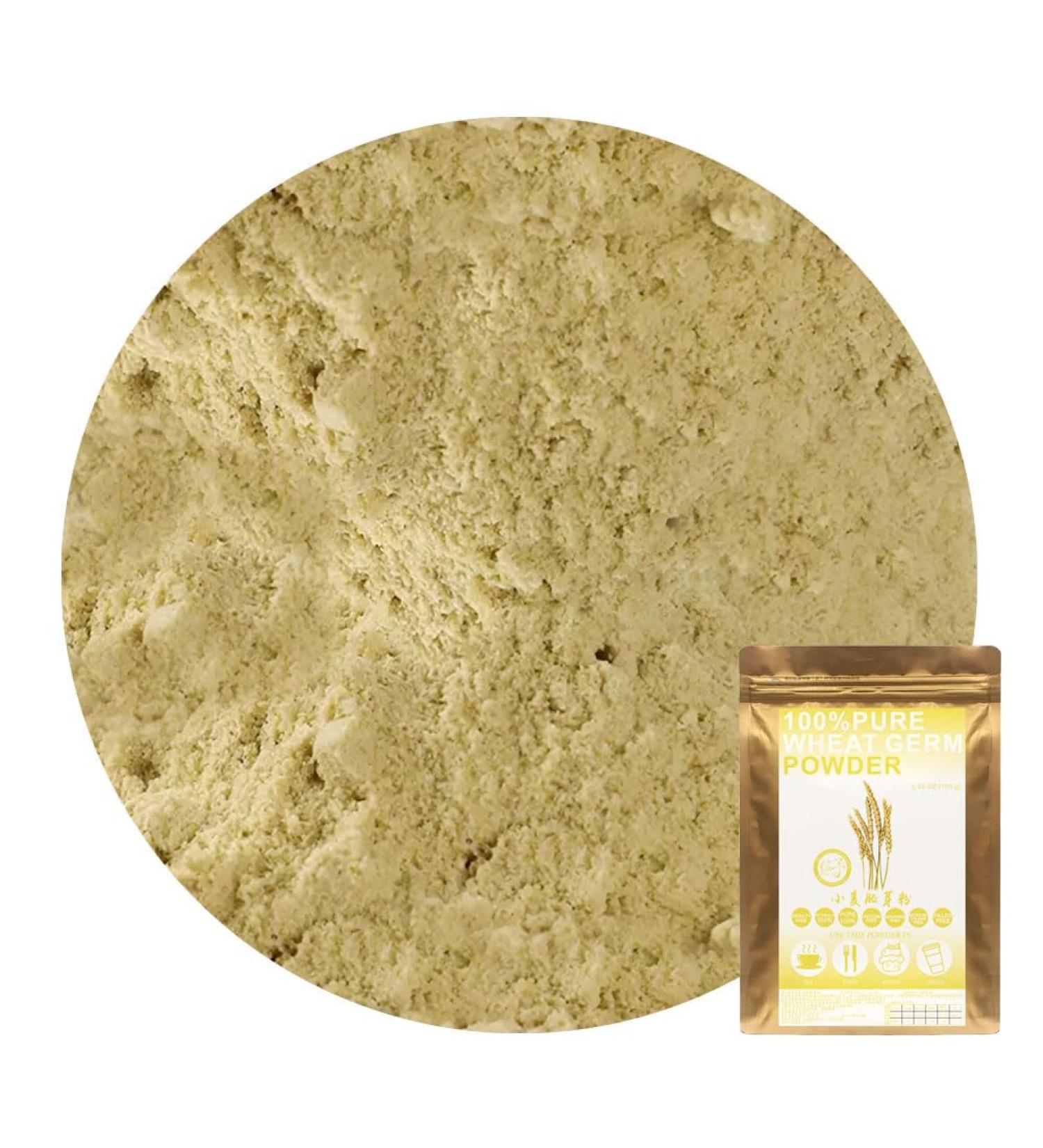Plant Gift 100% Pure Wheat Germ Meal Powder 100G/3.25oz Non-GMO Powder No Filler No additives Natural Wheat Germ Meal Flour Adds Flavor and Taste 2UK-PO0085 - Buy Online on GoSupps.com