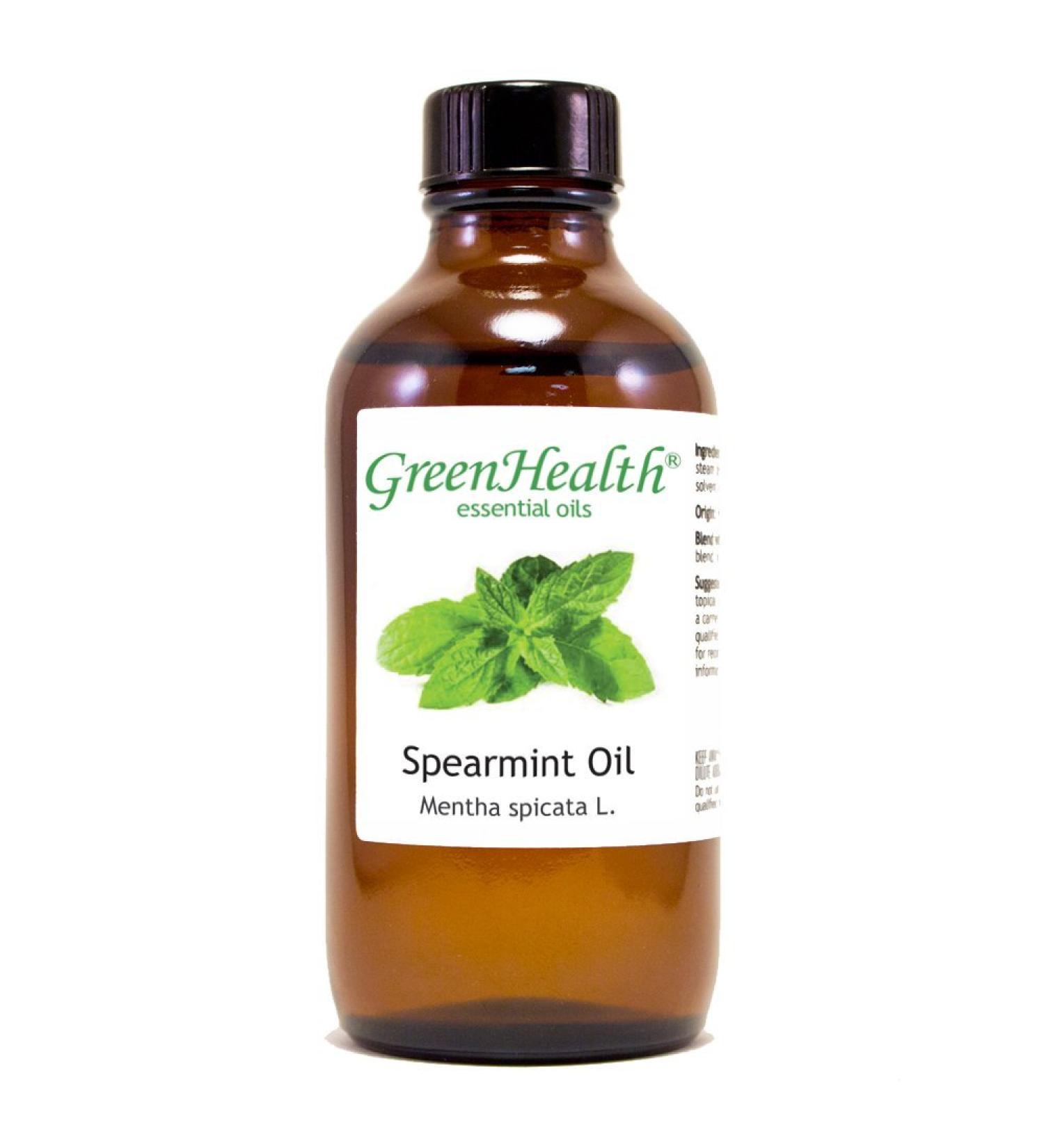 GreenHealth Spearmint Essential Oil - 100% Pure Essential Oil - 4 fl oz