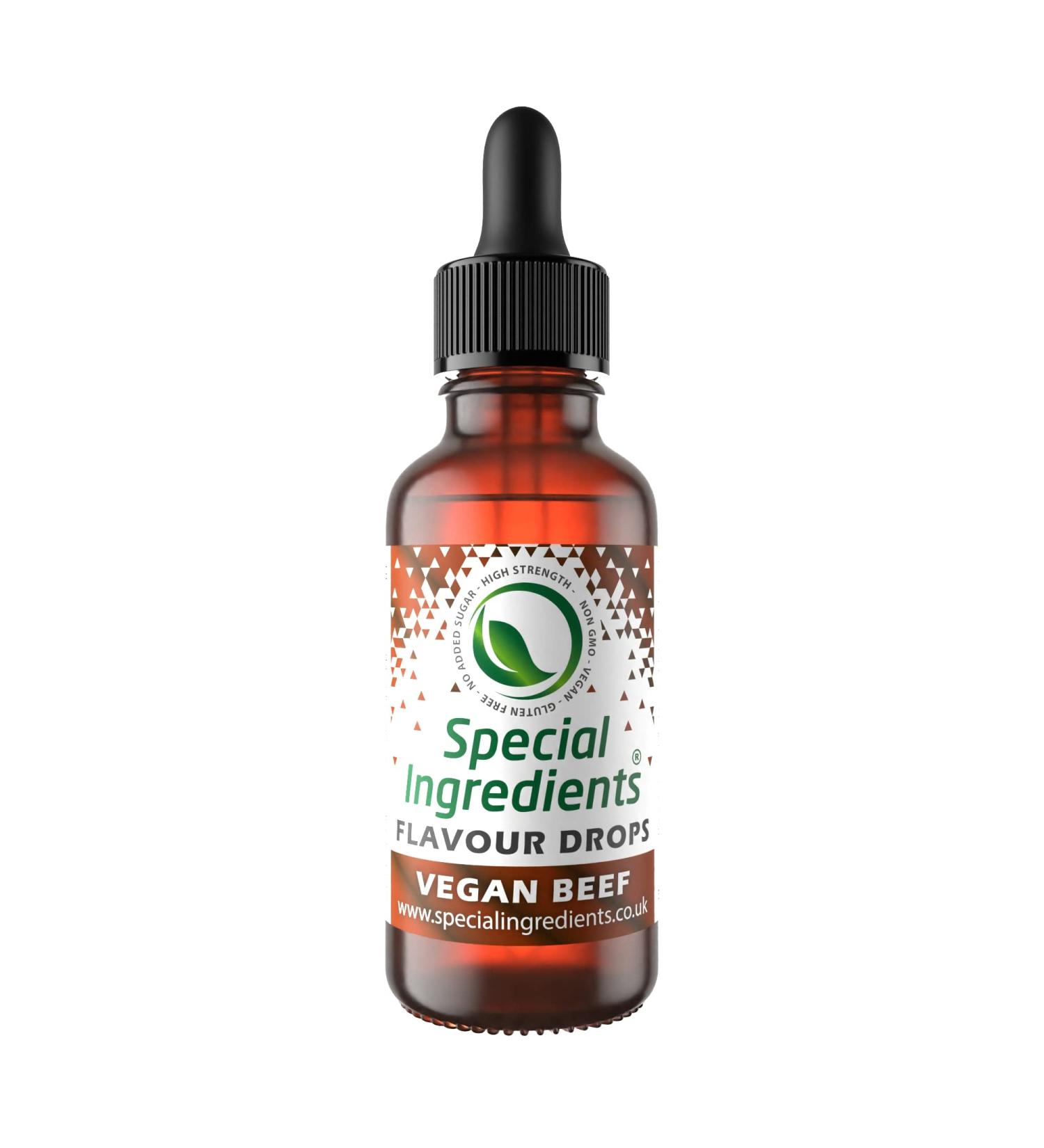 Special Ingredients Vegan Meat Beef Flavour Drop 30ml Highly Concentrated Versatile Flavouring - Buy Online on GoSupps.com