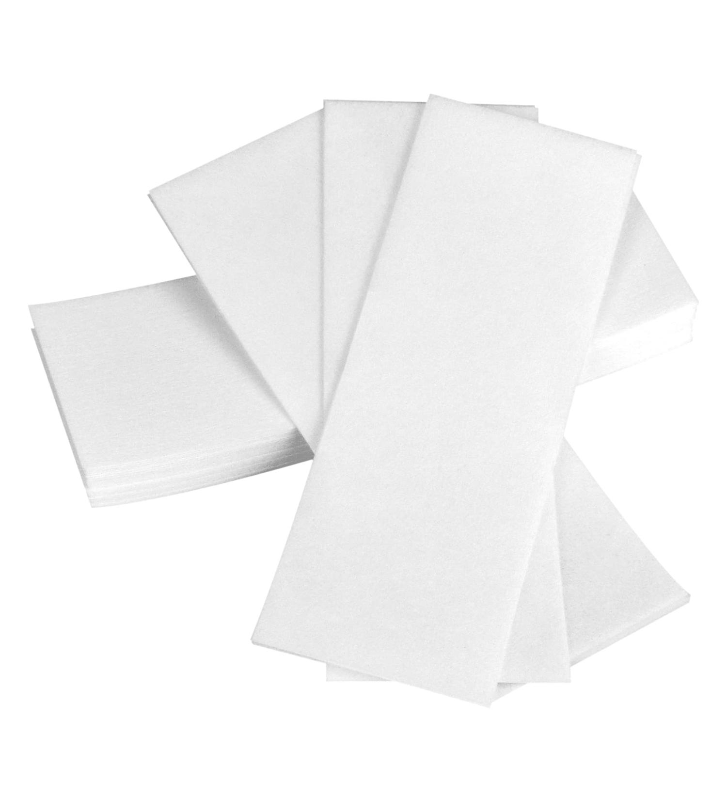 Professional Paper Wax Strips - 20 Non-Woven Waxing Strips for Legs, Face, Eyebrow, Body - Buy Online on GoSupps.com