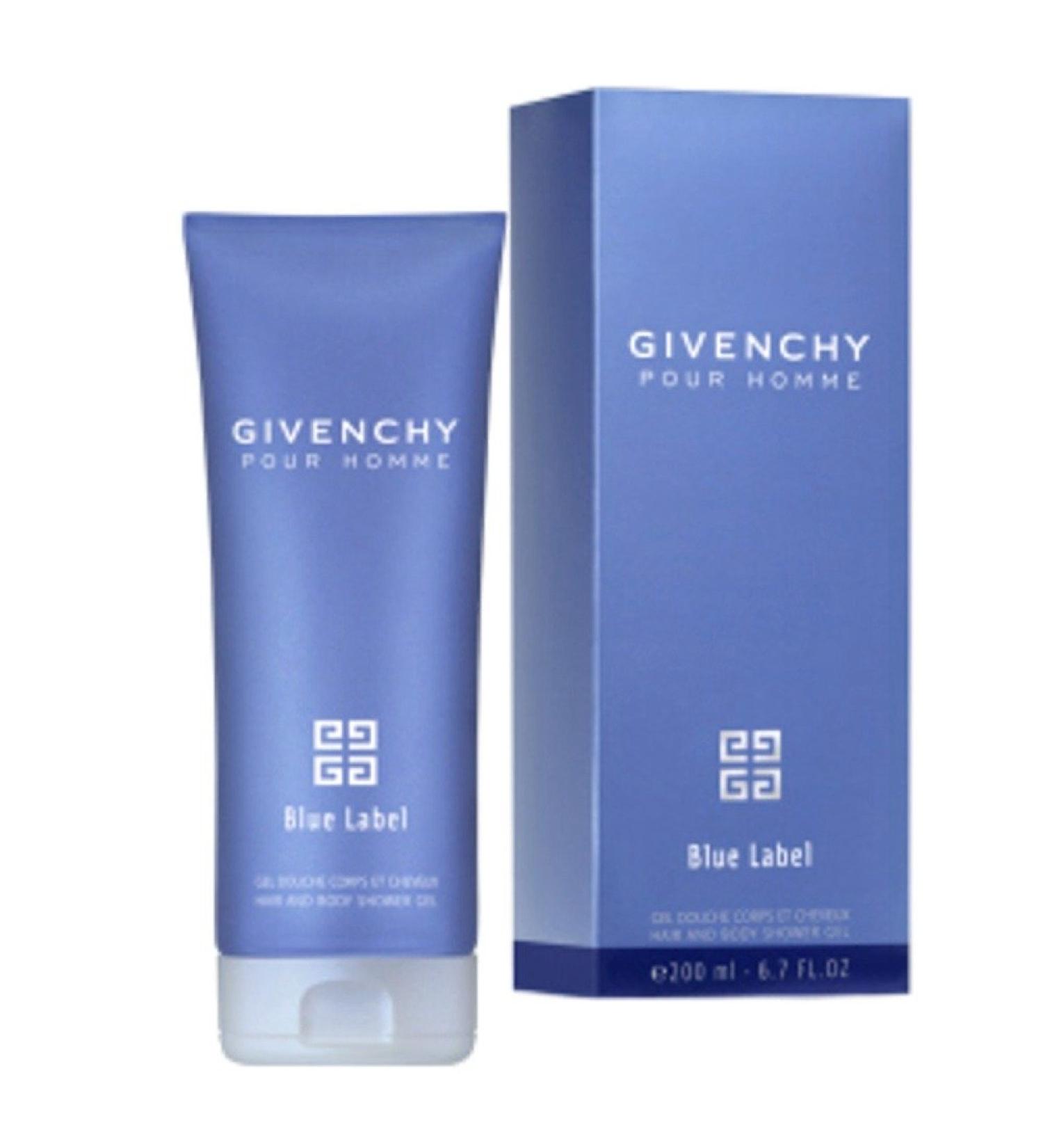 Blue Label Pour Homme by Givenchy Hair & Body Shower Gel 200ml