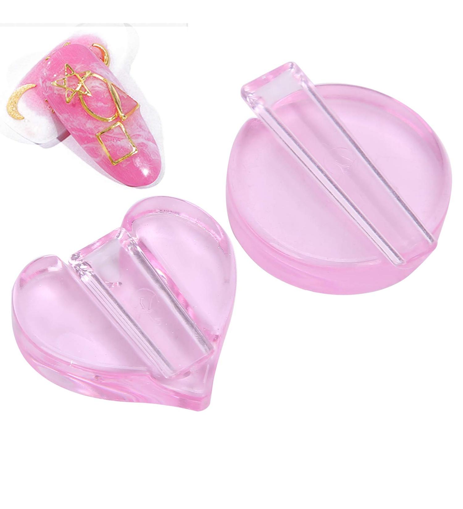 Buy Nail Art Minted Form Metal Frame - 2 Pieces Nail Metal Curve Making Kit for Stamping & Decorating - Buy Online on GoSupps.com