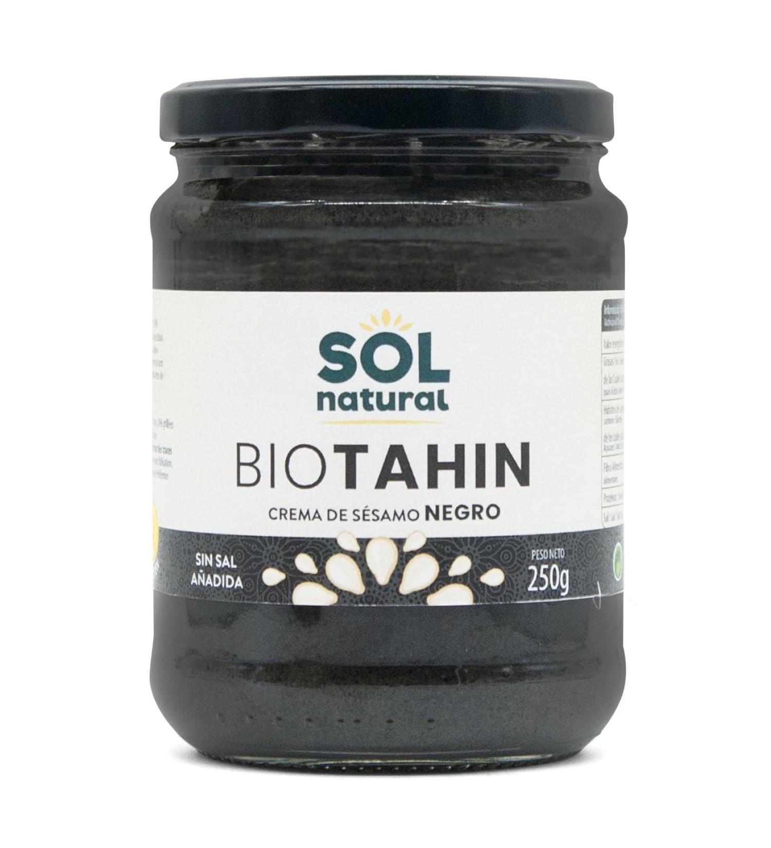 Organic black tahini 250g cream