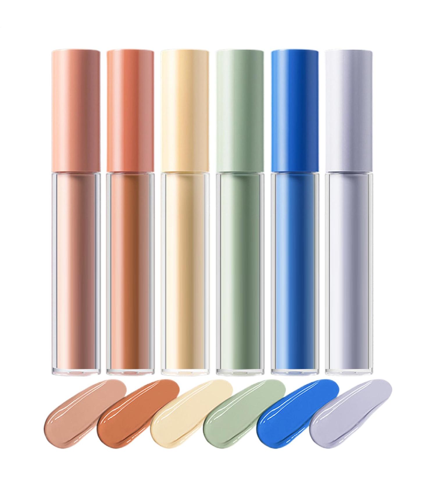 High Coverage Concealer - Concealer Stick Full Coverage - 6 Pieces Long Lasting Face Makeup Sticks Contour Highlighter for Mature Skin Spots and Dullness - Buy Online on GoSupps.com