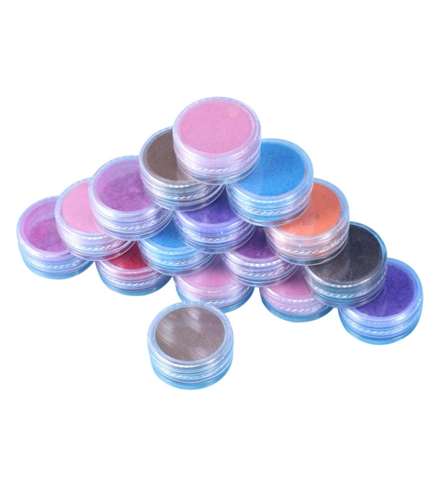  STOBOK STOBOK - 16-Color Glitter Pigment for Eyeshadow Lip Gloss Projects Dongles Theme Parties (Random Color) - Buy Online on GoSupps.com