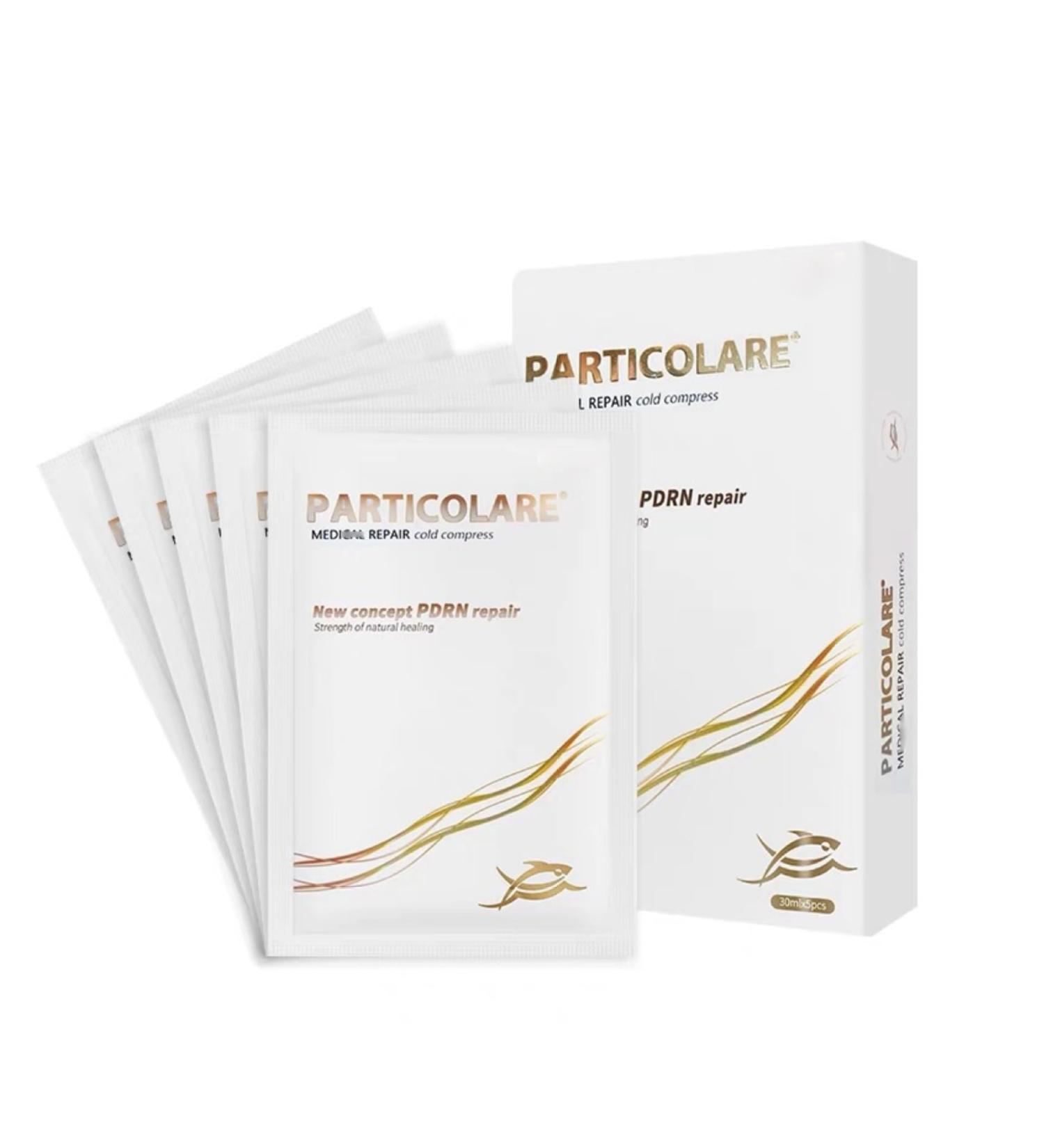 Buy Particolare Gold Facial Mask | Collagen & Hyaluronic Acid | Soothing & Hydrating | 5 Pack (30ml) - International Shipping Available - Buy Online on GoSupps.com