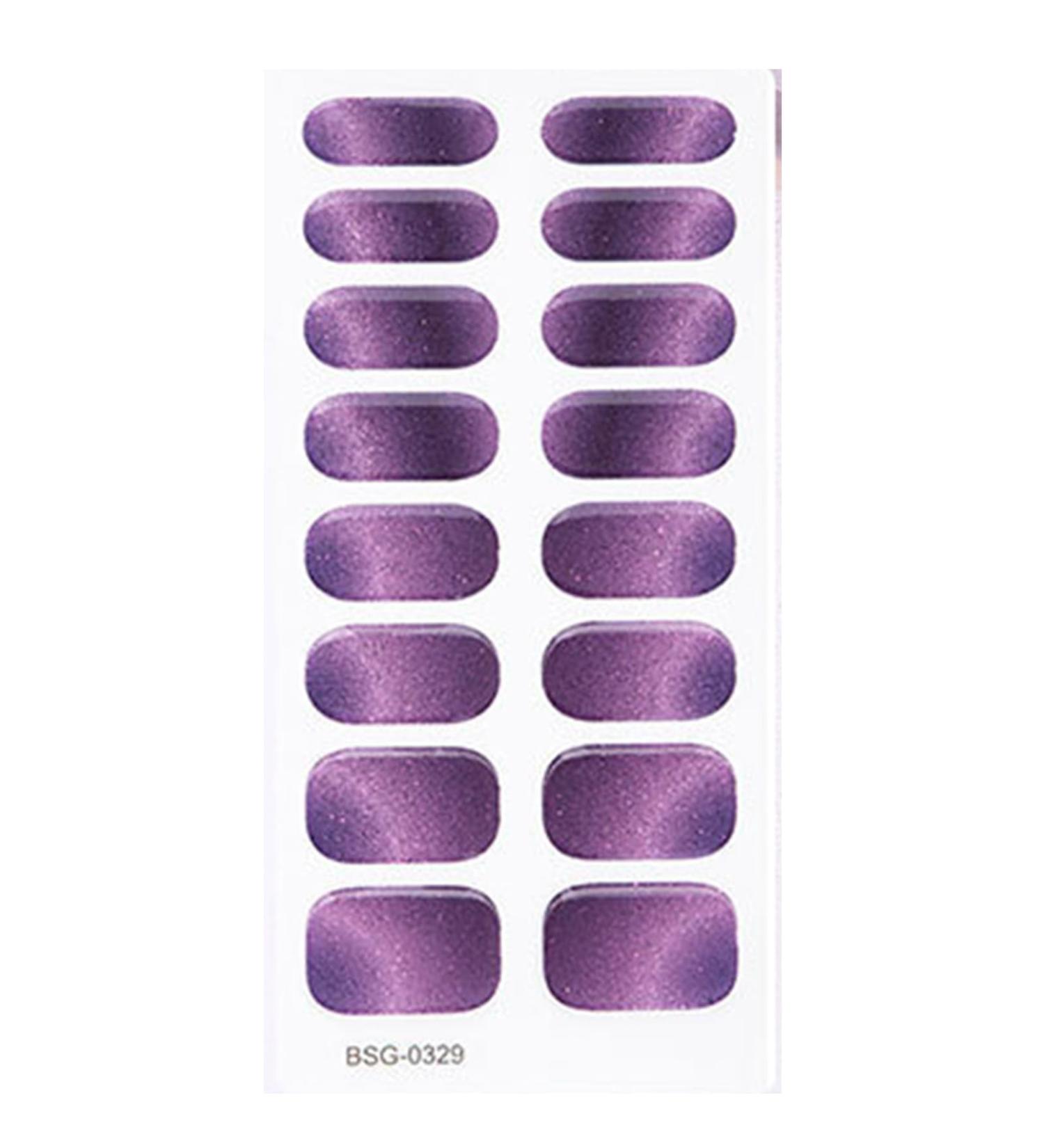 Semi Cured Gel Nail Polish Stickers Fashion Classical Nails Strips Waterproof Adhesive Full Wraps Gel Nail Art Stickers Semi Cured Gel Nail Strips Starter Kits BSG0329 - Buy Online on GoSupps.com