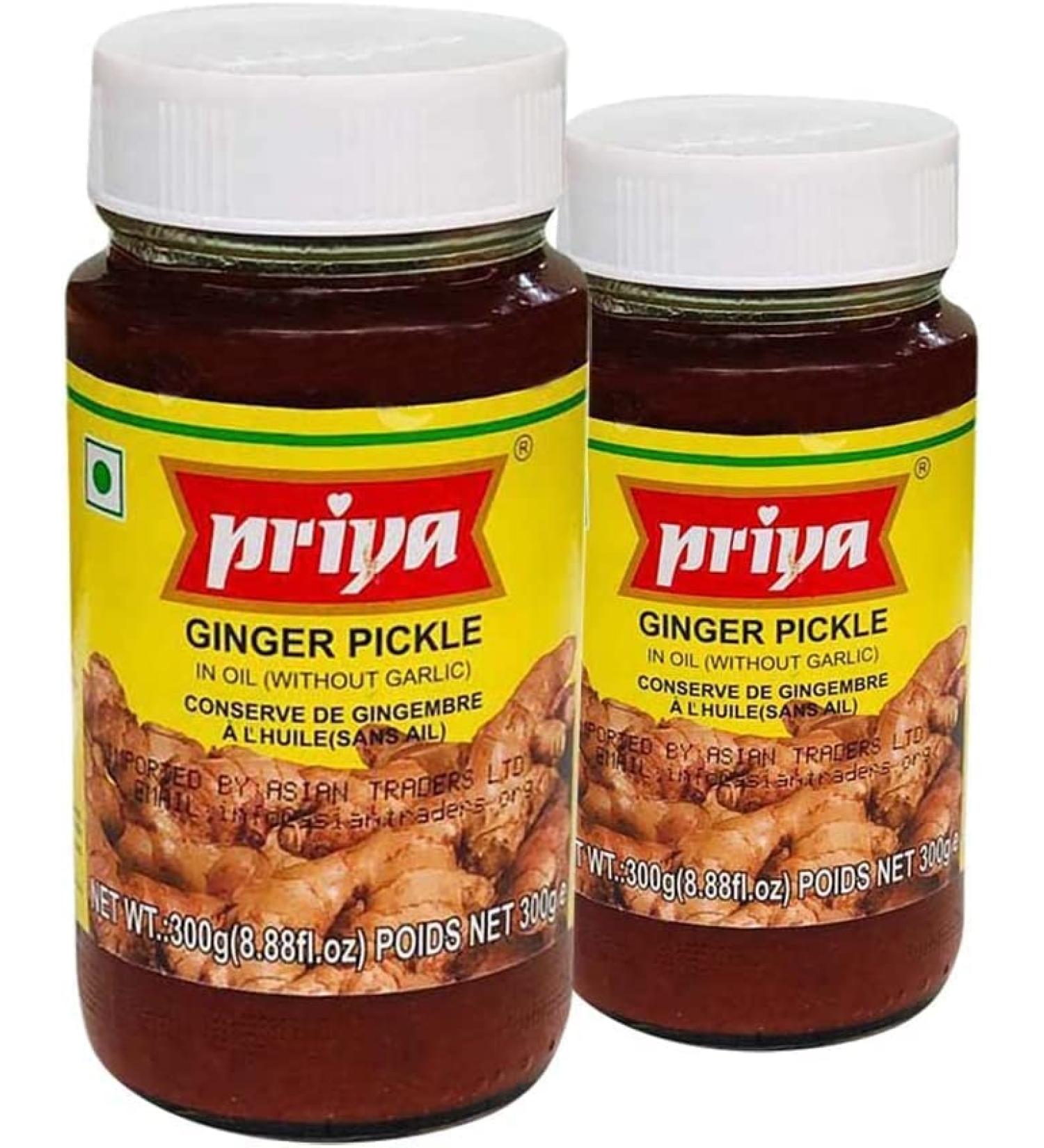 Priya Sweet Ginger Pickle 300G (Pack of 2) - Buy Online on GoSupps.com