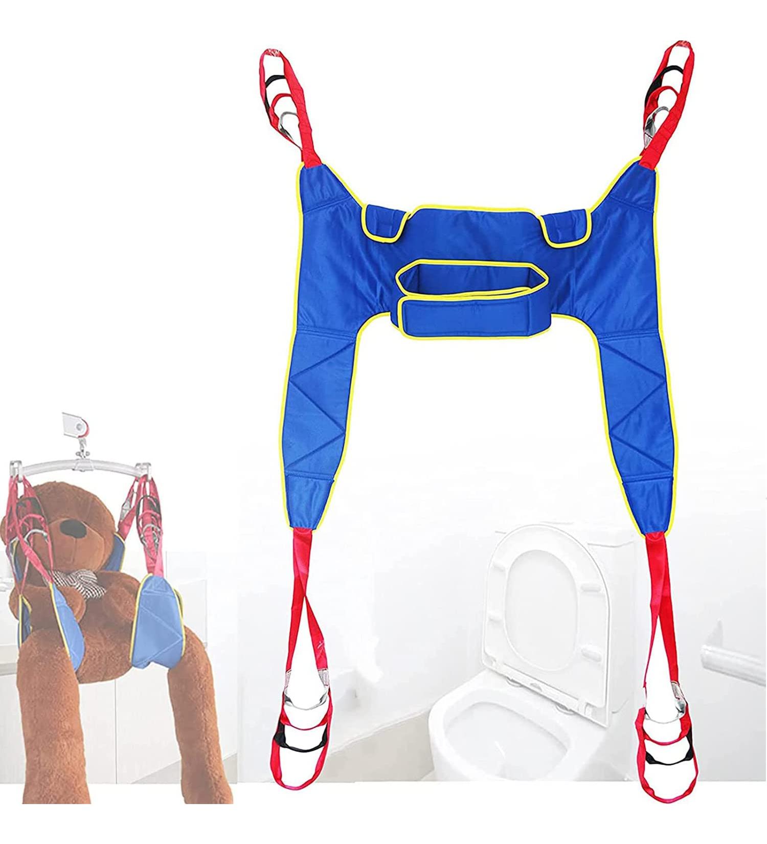 Patient Lift Sling Rehabilitation Gait Training Device Four Point Support Lifting Sling Divided Leg Shower Sling for Elderly/Disabled L - Buy Online on GoSupps.com