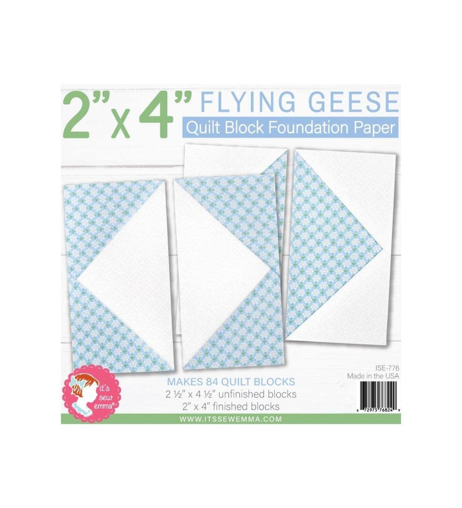 It's Sew Emma Flying Geese Foundation Paper