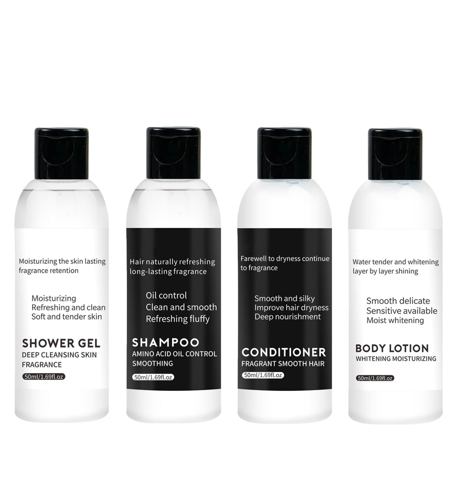 EONFAVE Shampoo Conditioner Body Wash Set - Amino Acid Skin Care Set Travel - Portable Fluffy Shampoo Long Lasting Body Wash - Nourishing Body Lotion for Travel - Buy Online on GoSupps.com