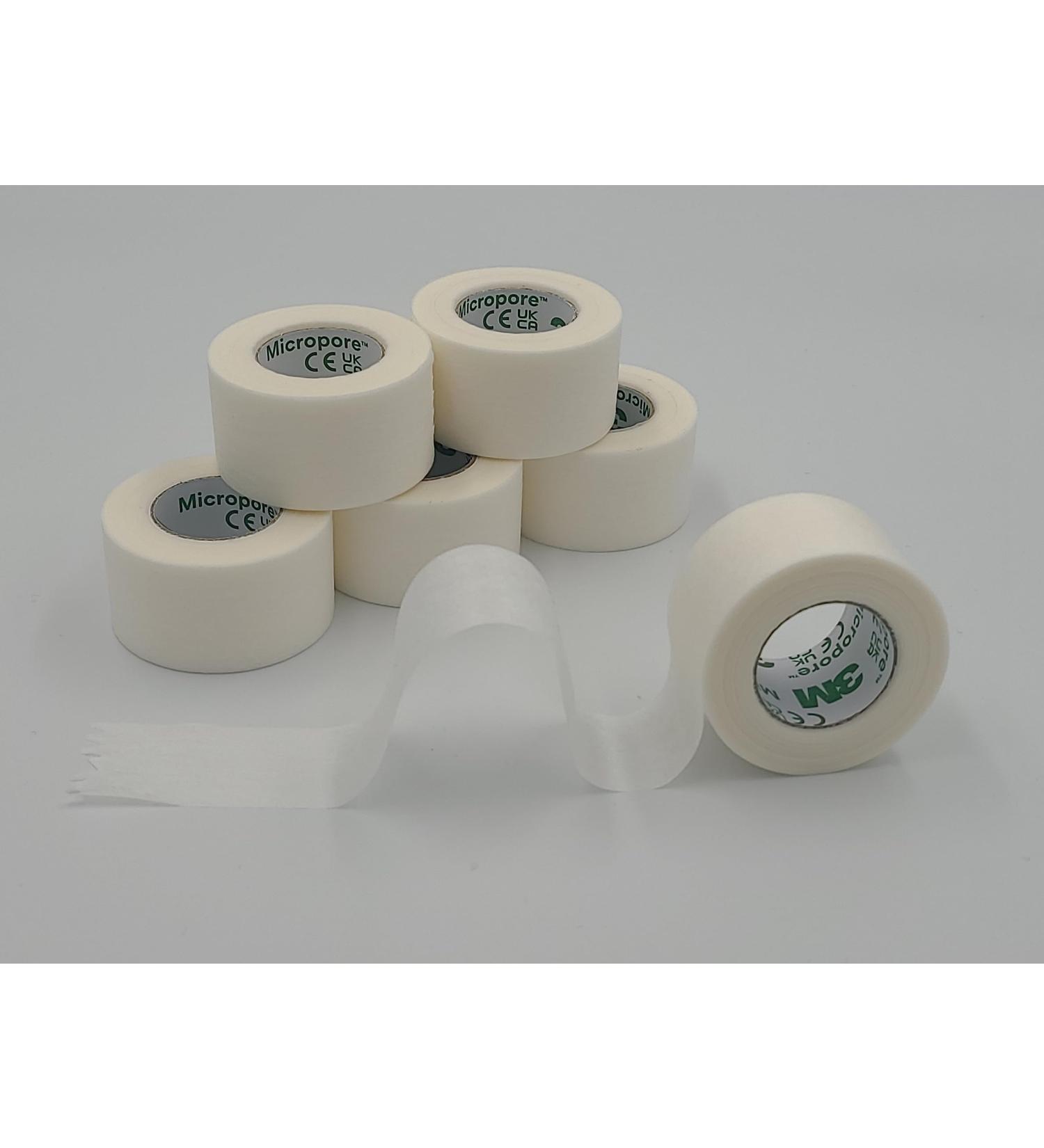 Micropore Surgical Tape 2.5cm x 9.1m - Pack of 3 Rolls - Buy Online on GoSupps.com
