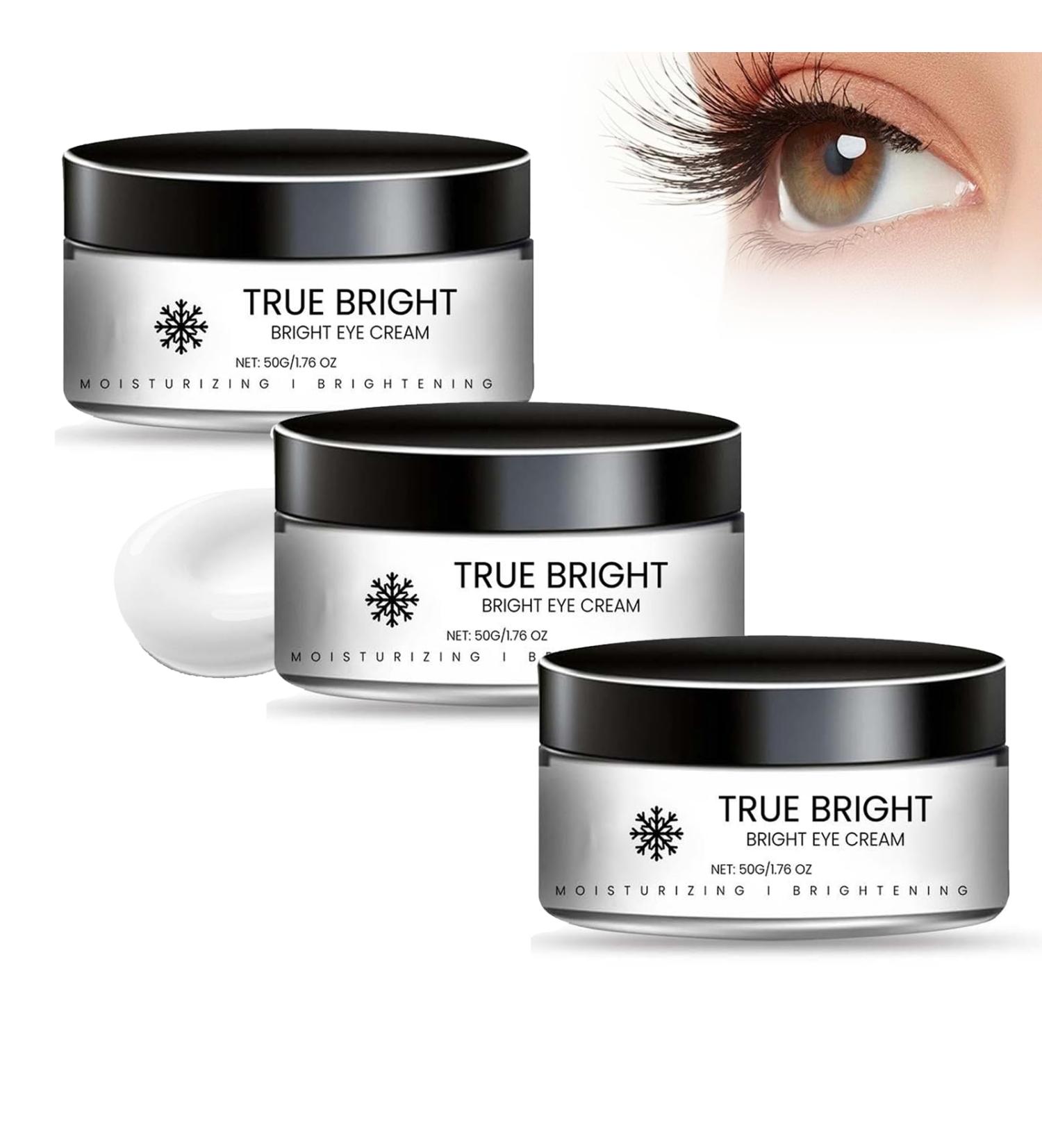 True Bright Eye Cream Eye Contour Cream Eye Bright Cream helps dark circles and tired eyes Brightening Dark Circle Eye Cream Korean Skincare - Anti-aging & anti dark circles 15 ML (3pc) - Buy Online on GoSupps.com