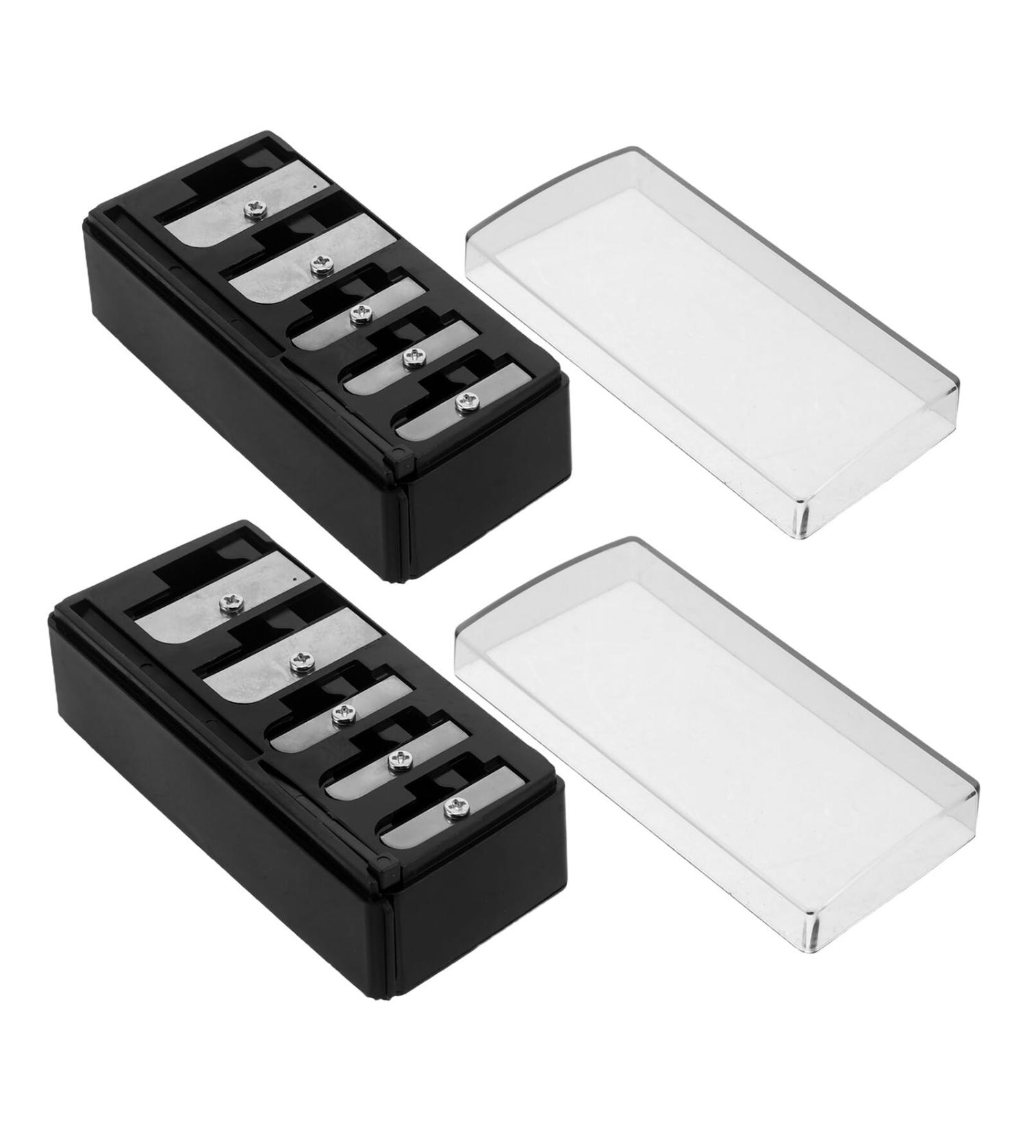 Beaupretty Taille-crayon Manuel 5 Trous pour Sourcils et L vres Lot de 2 avec Couvercle Hygi nique Compact et Pr cis Adapt aux Crayons Maquillage Yeux et L vres pour Voyage - Buy Online on GoSupps.com