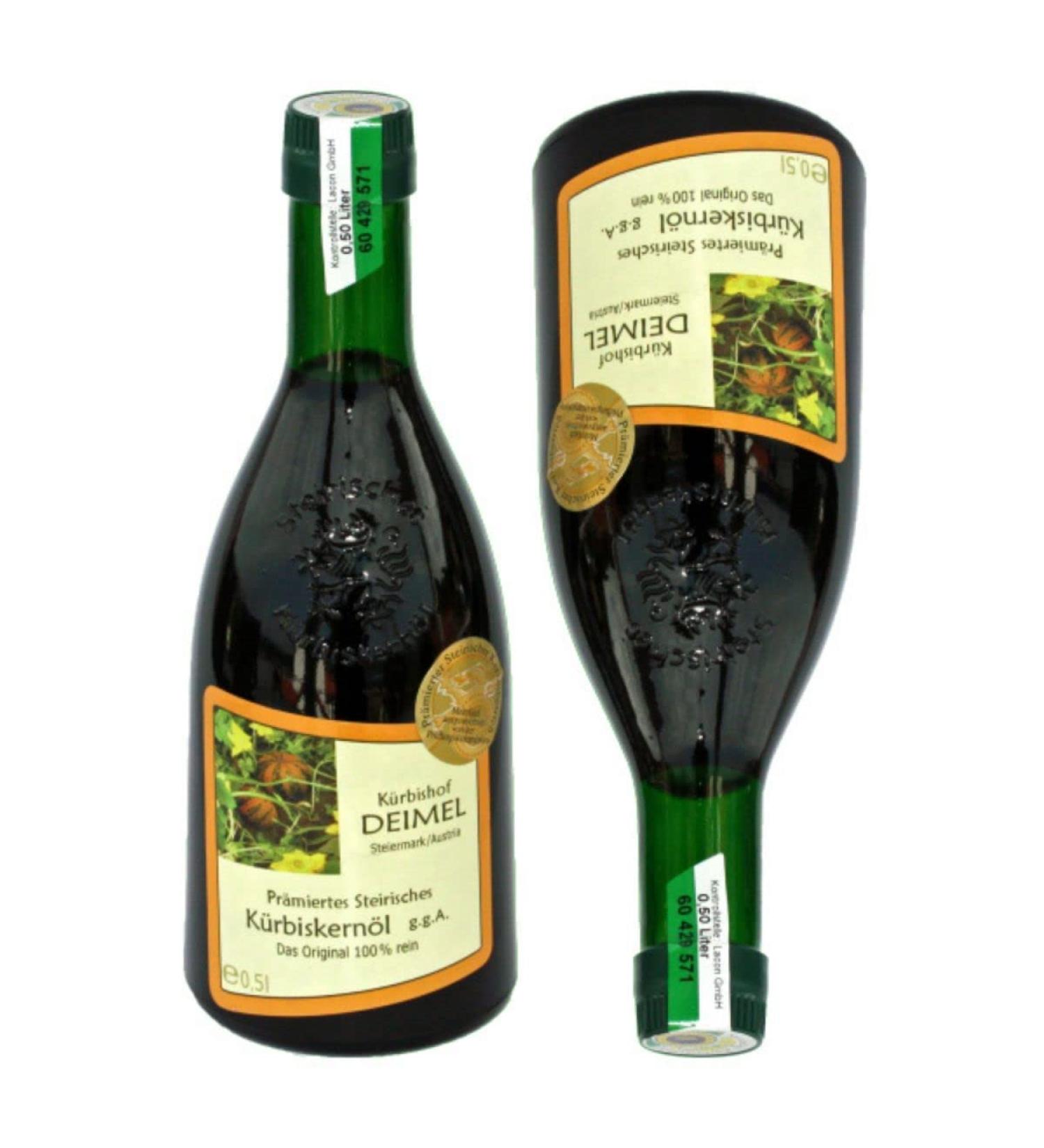Buy Original Styrian Pumpkin Seed Oil 2x500ml - Affordable & Direct from Austria - Buy Online on GoSupps.com