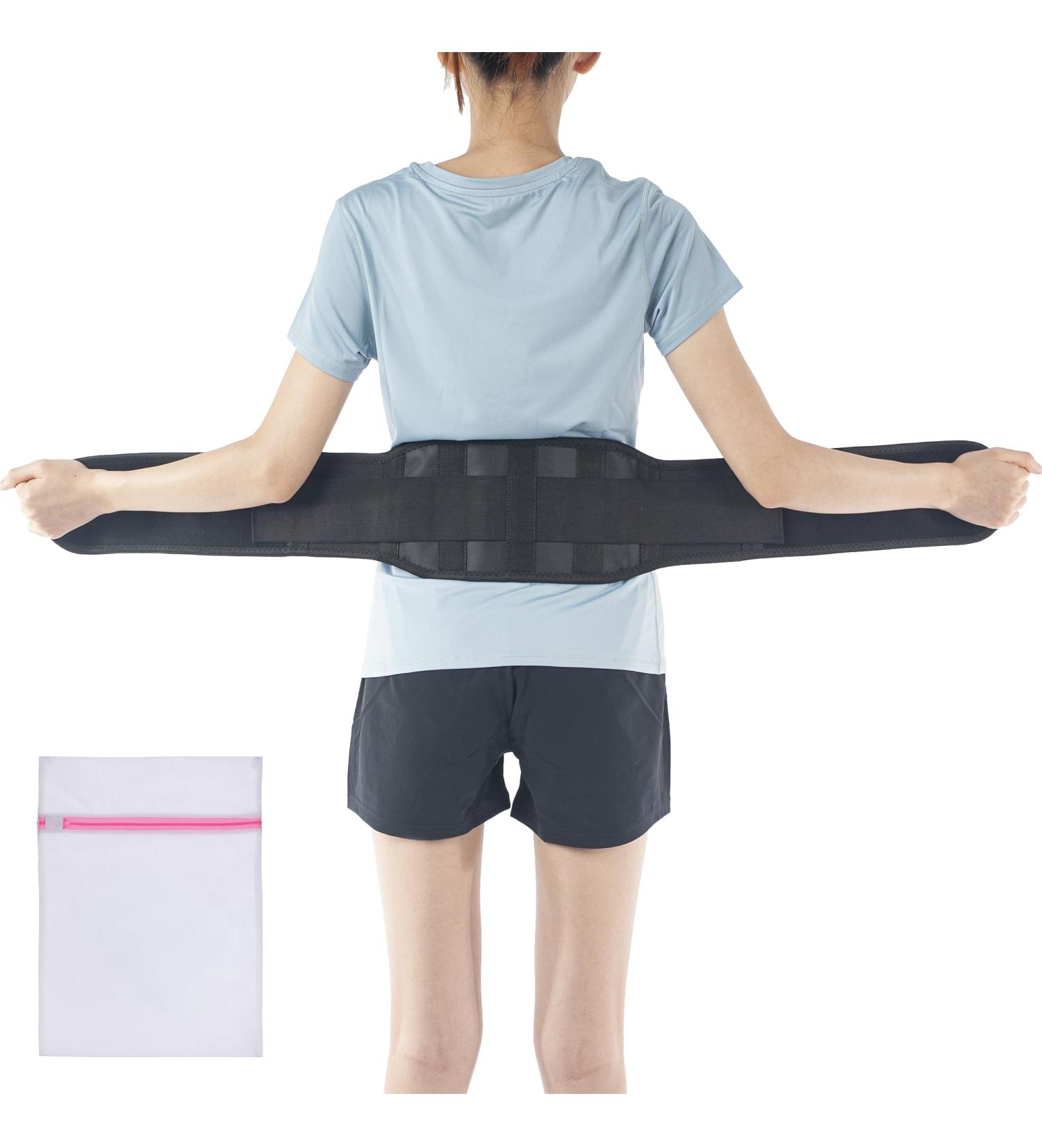 360 RELIEF Self-Heating Magnetic Therapy Belt - X-Large Black | Lumbar Support for Abdominal & Back Pain Relief, Sciatica, Spinal Stenosis - Waist Trimmer for Spine Injury | Includes Mesh Laundry Bag - Buy Online on GoSupps.com
