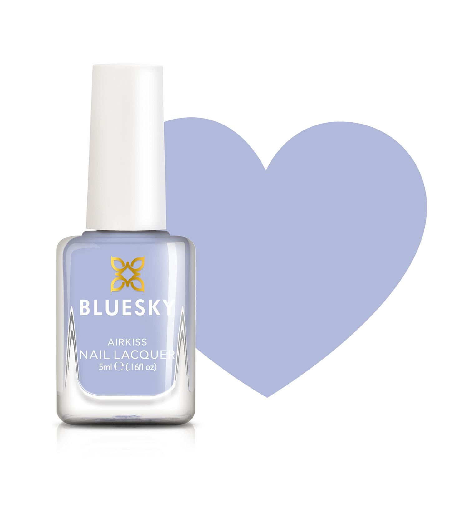 Bluesky Kids Nail Varnish - Seaside Sky Blue. A gentle non-toxic water-based odorless nail polish for children 5 ml - Buy Online on GoSupps.com