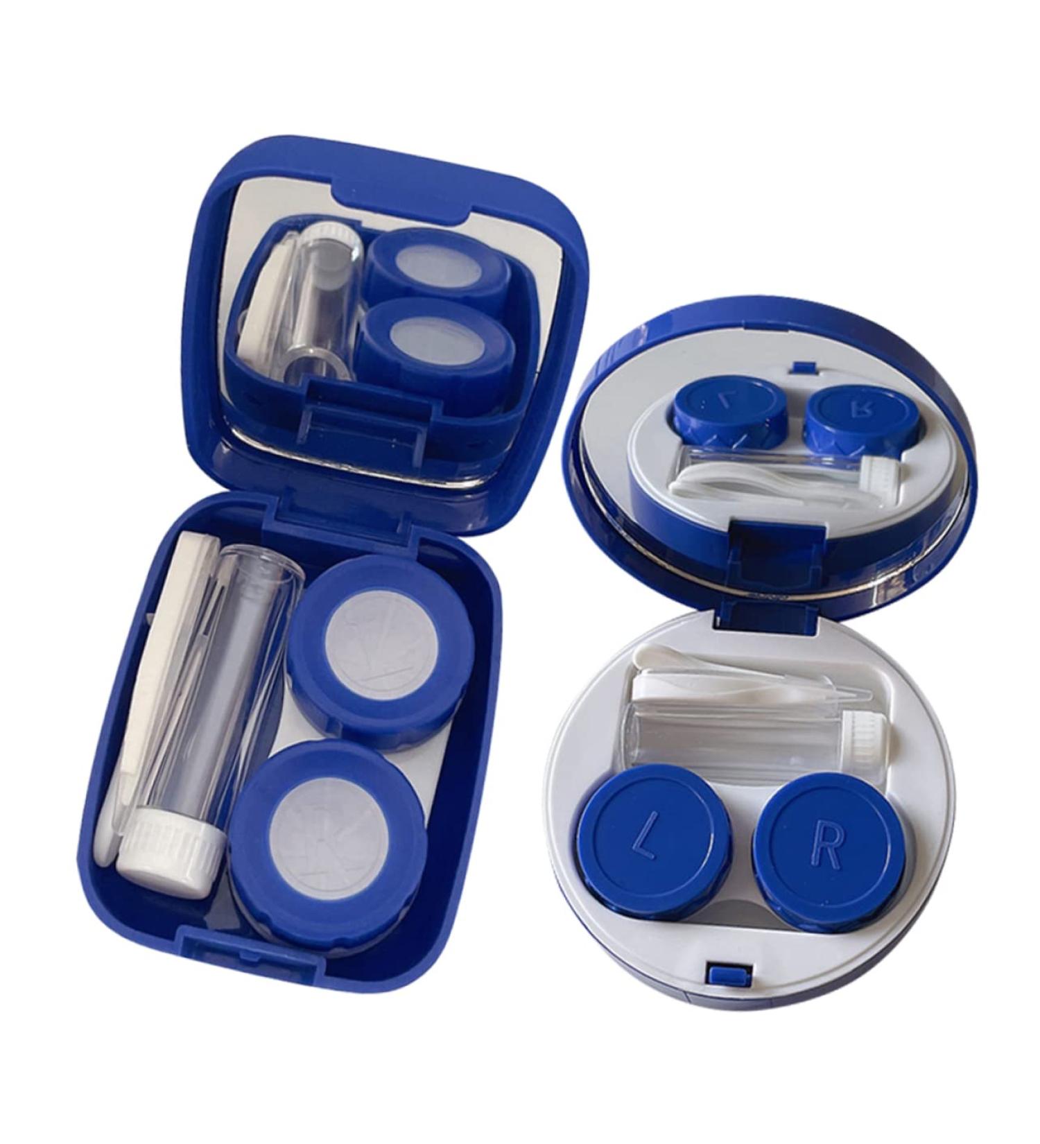 Buy HomsfoU Colored Contact Lenses Carrying Bag | Eye Color Contacts Travel Set with Mini Mirror & Case | Perfect for International Shipping - Buy Online on GoSupps.com