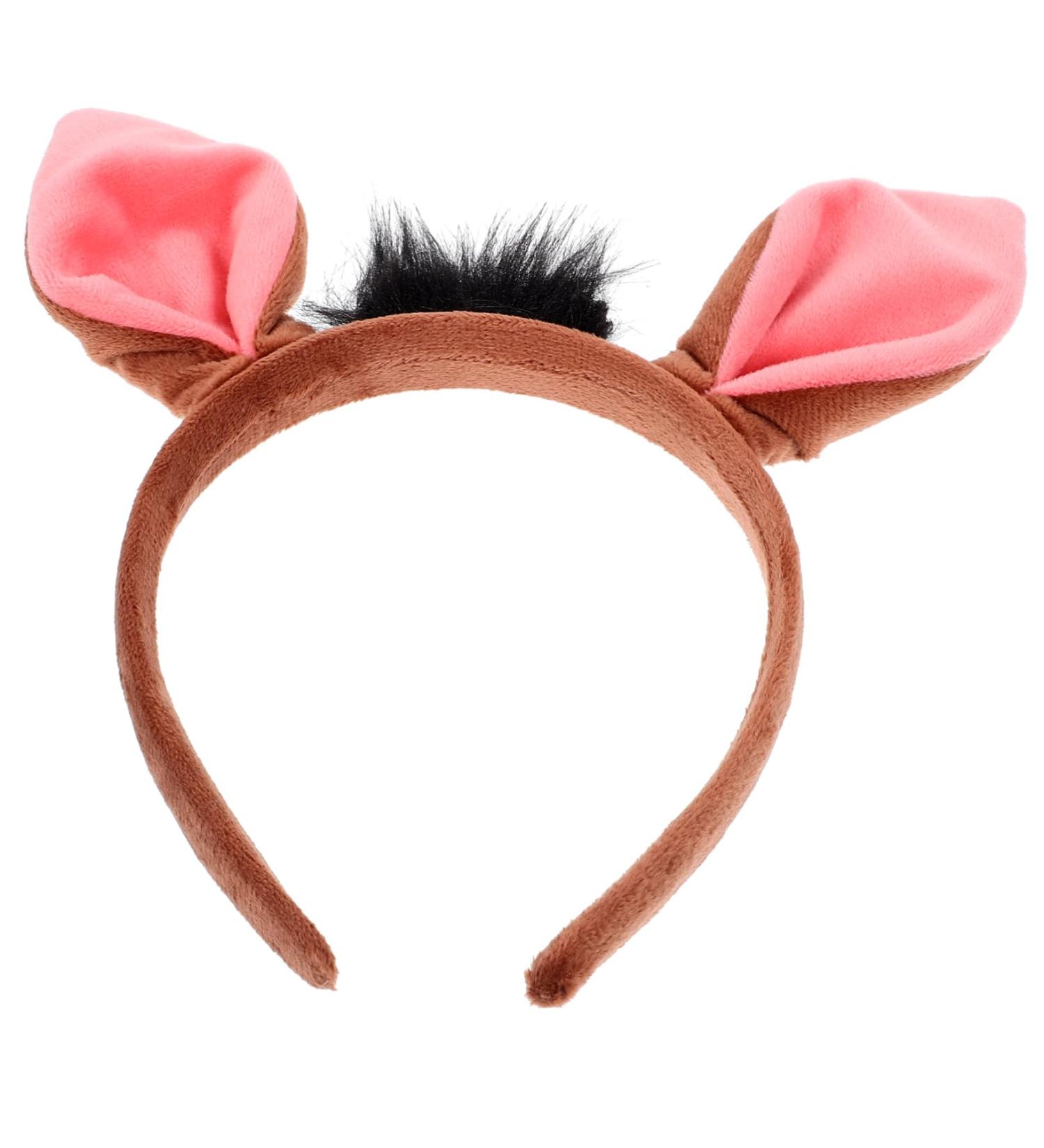 MERRYHAPY Warthog Headband Animal Ear Headband for Cosplay Ear Headband for Pig Ear Headband for Dress up Warthog Ear Headband Pig Ear Headband for Cosplay Party - Buy Online on GoSupps.com