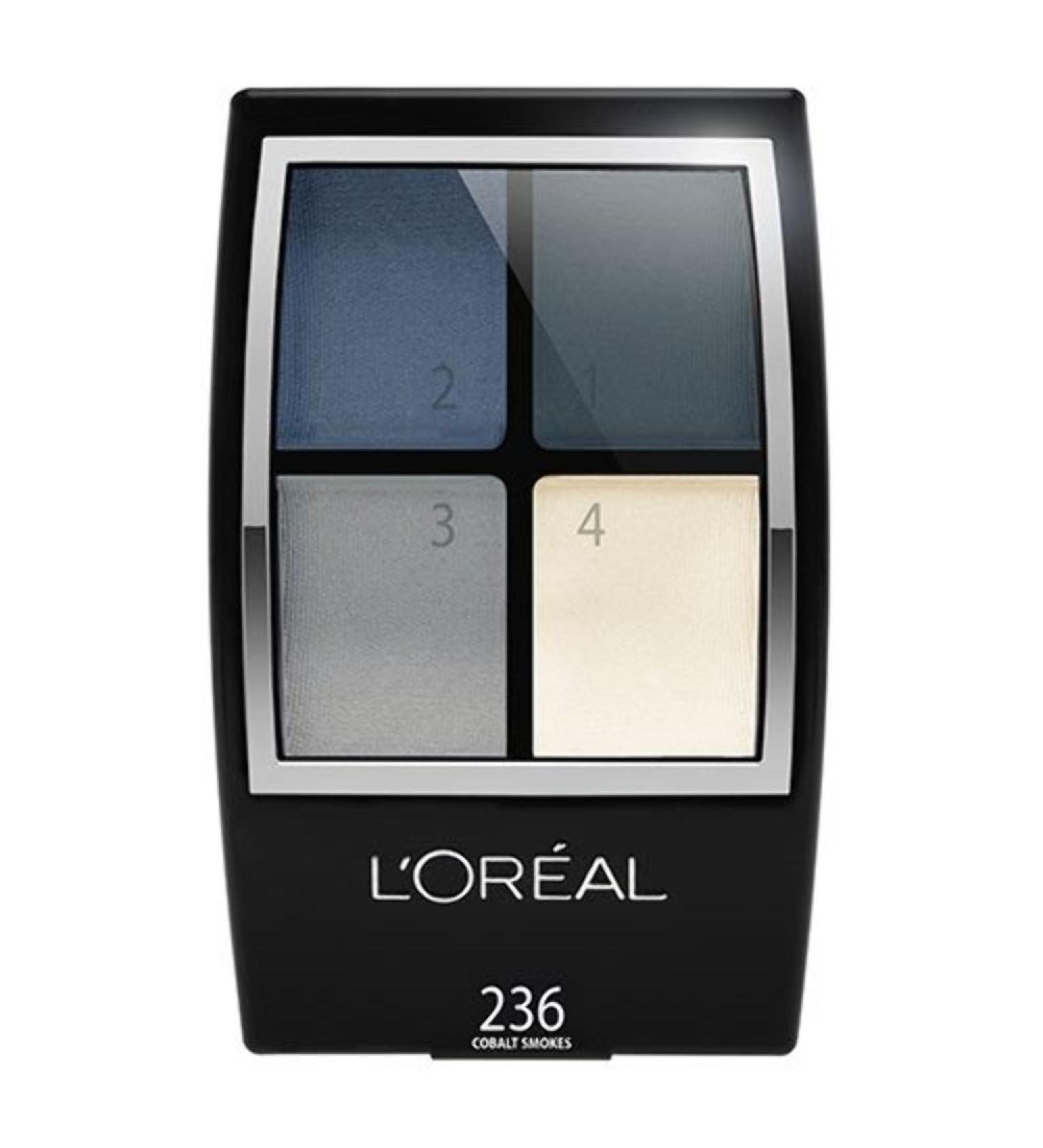 L'oreal Studio Secrets Professional Eye Shadow Quad 236 Cobalt Smokes (1 Pack)