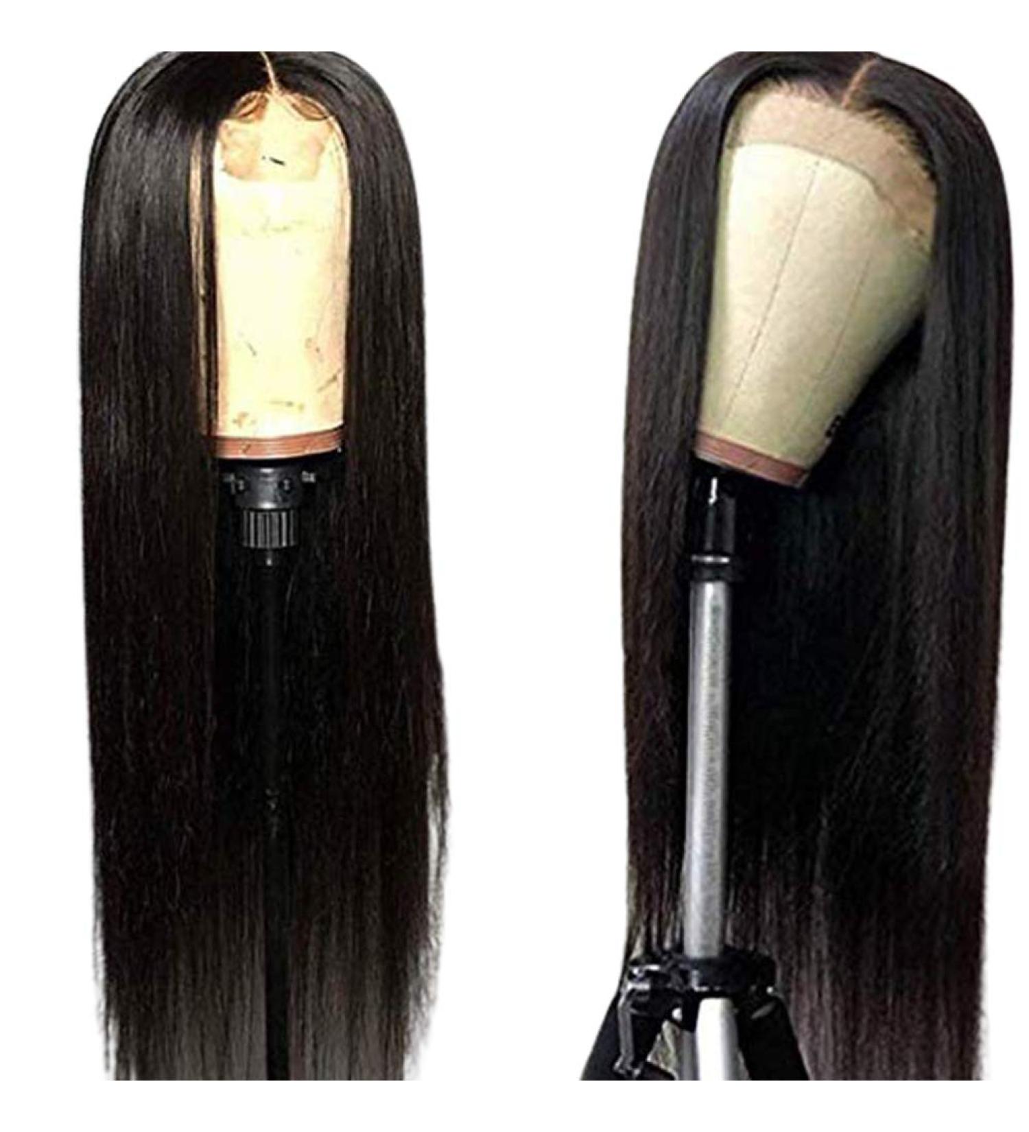 Tixiyu 22 Straight Human Hair Wigs Lace Front for Women | Heat Resistant Fiber - Shop Internationally - Buy Online on GoSupps.com
