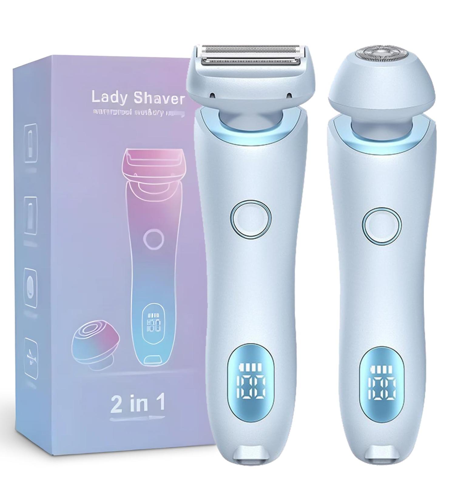 Dusk Glide Pro 3.0 Razor Silk Glide Pro Shaver Livora Electric Shaver for Women Waterproof 2 In 1 Electric Shaver Razors for Women Wet & Dry Silkglide Pro Shaver (Blue) - Buy Online on GoSupps.com