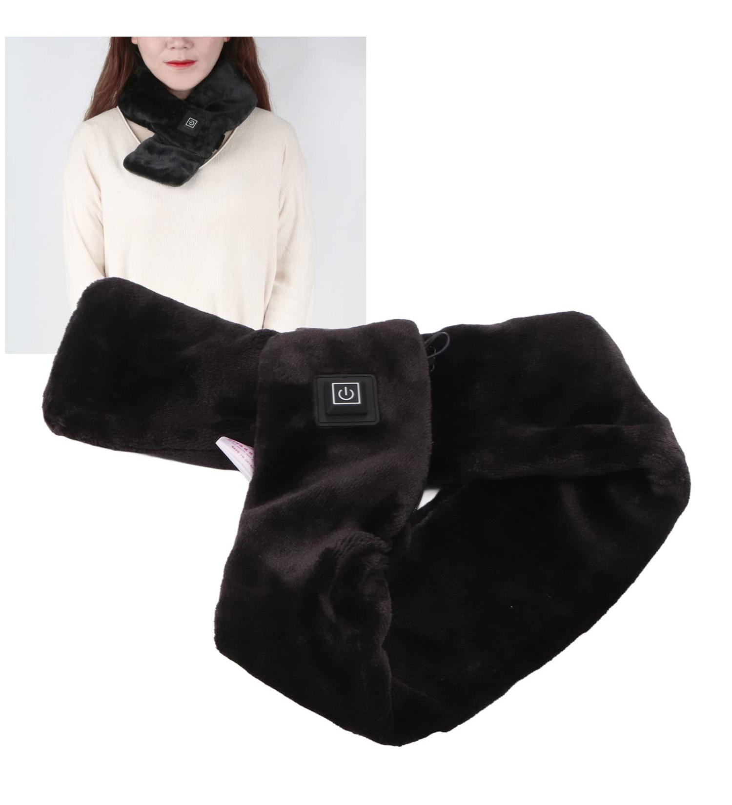 Neck Heating Pad - Electric Heating Scarf for Pain Relief | Soft Thermally Designed for Neck & Shoulder Comfort - Buy Online on GoSupps.com