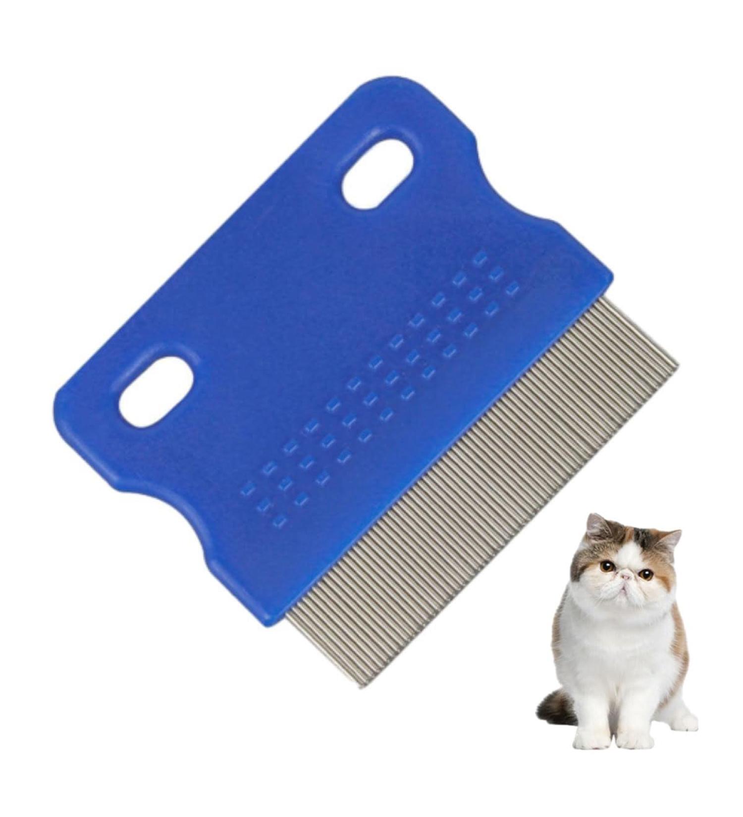 Efficient Lice Removal Comb - Stainless Steel Hair Accessories for Fine Egg Dust & Nit Removal - Fashionable Blue Design - Buy Online on GoSupps.com