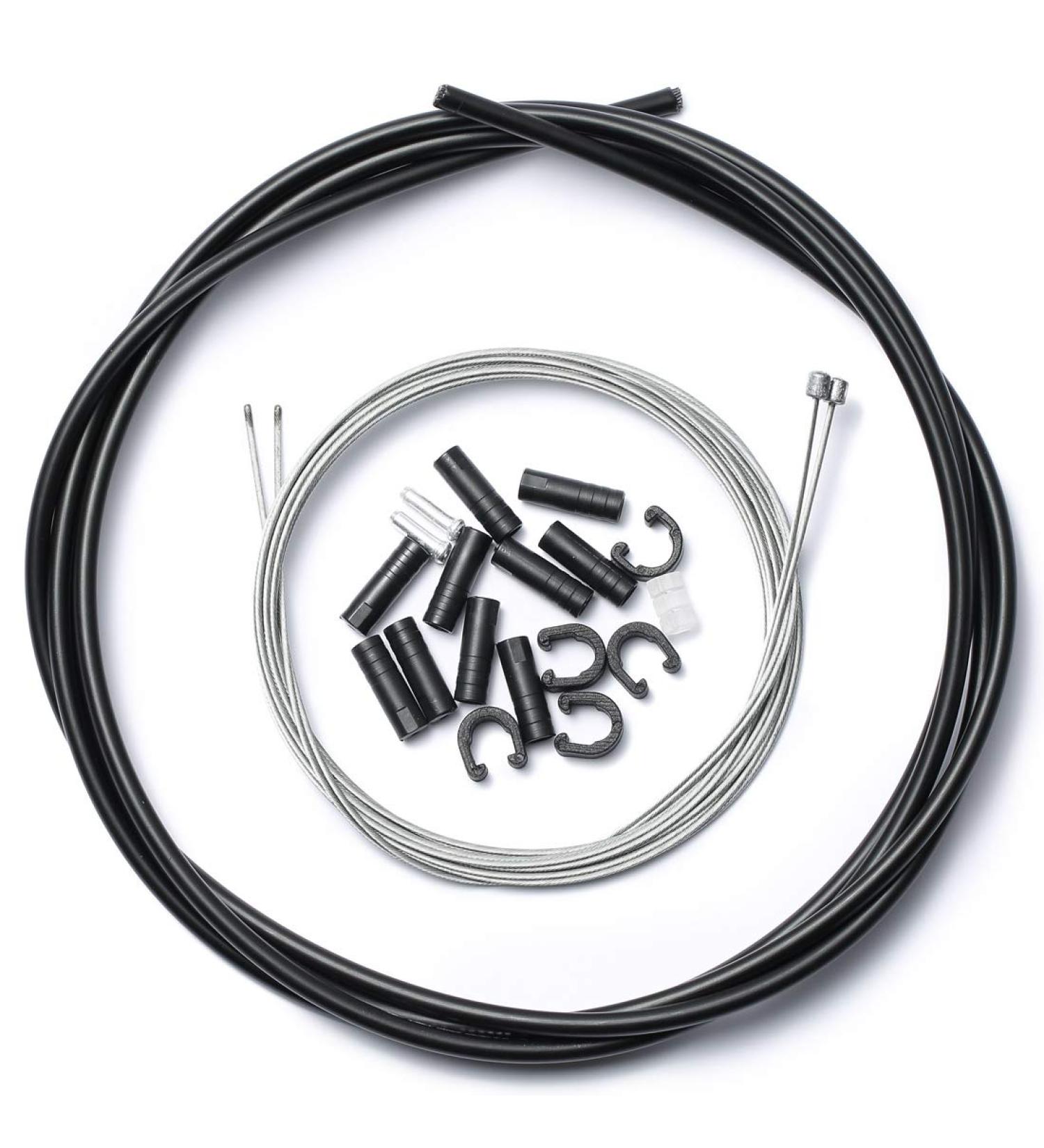 Corki Universal Bike Shifter Cable Housing Set for Shimano Sram Derailleur - Black - Buy Online on GoSupps.com