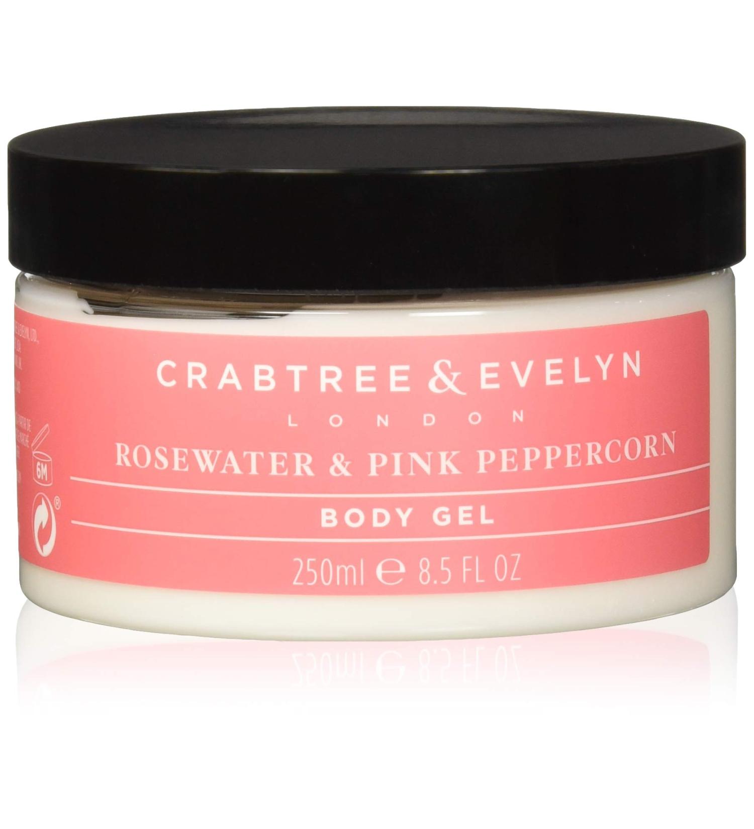 Crabtree & Evelyn Rosewater & Pink Peppercorn Body Gel - 8.5 Fl Oz | Luxury International Shipping - Buy Online on GoSupps.com