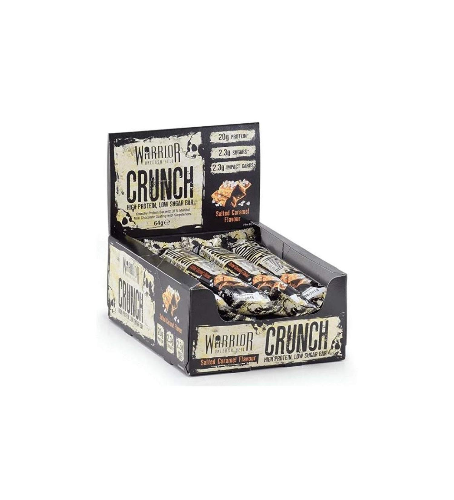 Warrior Crunch Protein Bar Salted Caramel 12X64 Bars