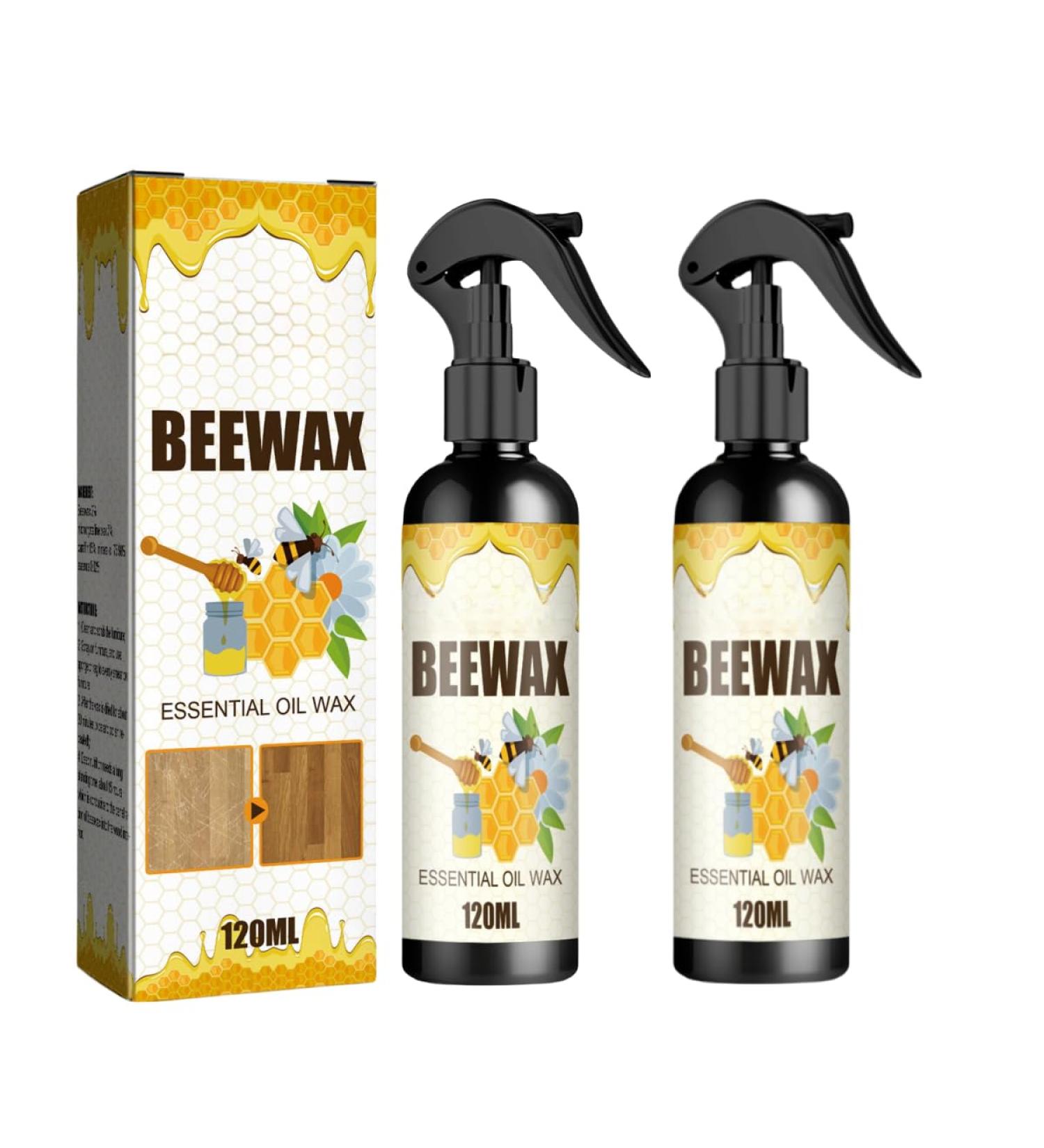 Natural micromolecule Beeswax Spray Wooden Furniture polishing Beeswax Spray Beeswax Furniture polishing and Maintenance Spray Used for Wooden Furniture Floor Care polishing Scratches renovatio - Buy Online on GoSupps.com