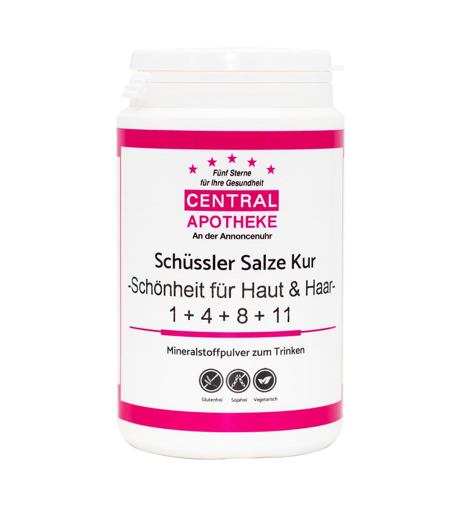  Casida Sch ssler Beauty Salts for Skin and Hair 1 + 4 + 8 + 11 Salts Set 225 g - Buy Online on GoSupps.com