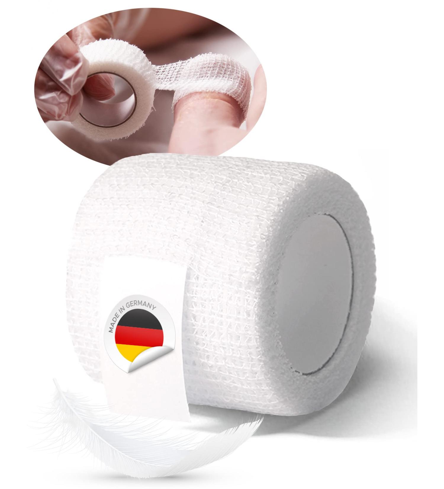 Toe Bandage 4cm Self-Adhesive - Elastic Cohesive Foot Fix & Quick Bandage | Rinki - 1 Pack - Buy Online on GoSupps.com