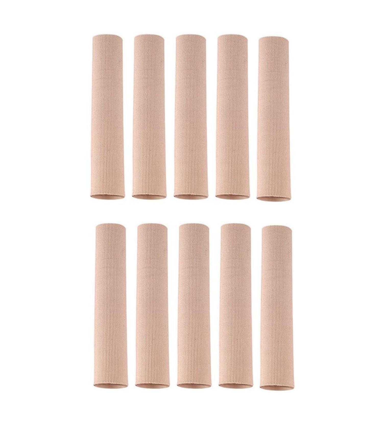 Xingsiyue Cuttable Toe Tubes (10 Pieces) - Silicone Toe Sleeves for Toe Pressure Pain Relief - Soft Gel Protectors for Corns and Calluses - M 15*1.8cm - Buy Online on GoSupps.com