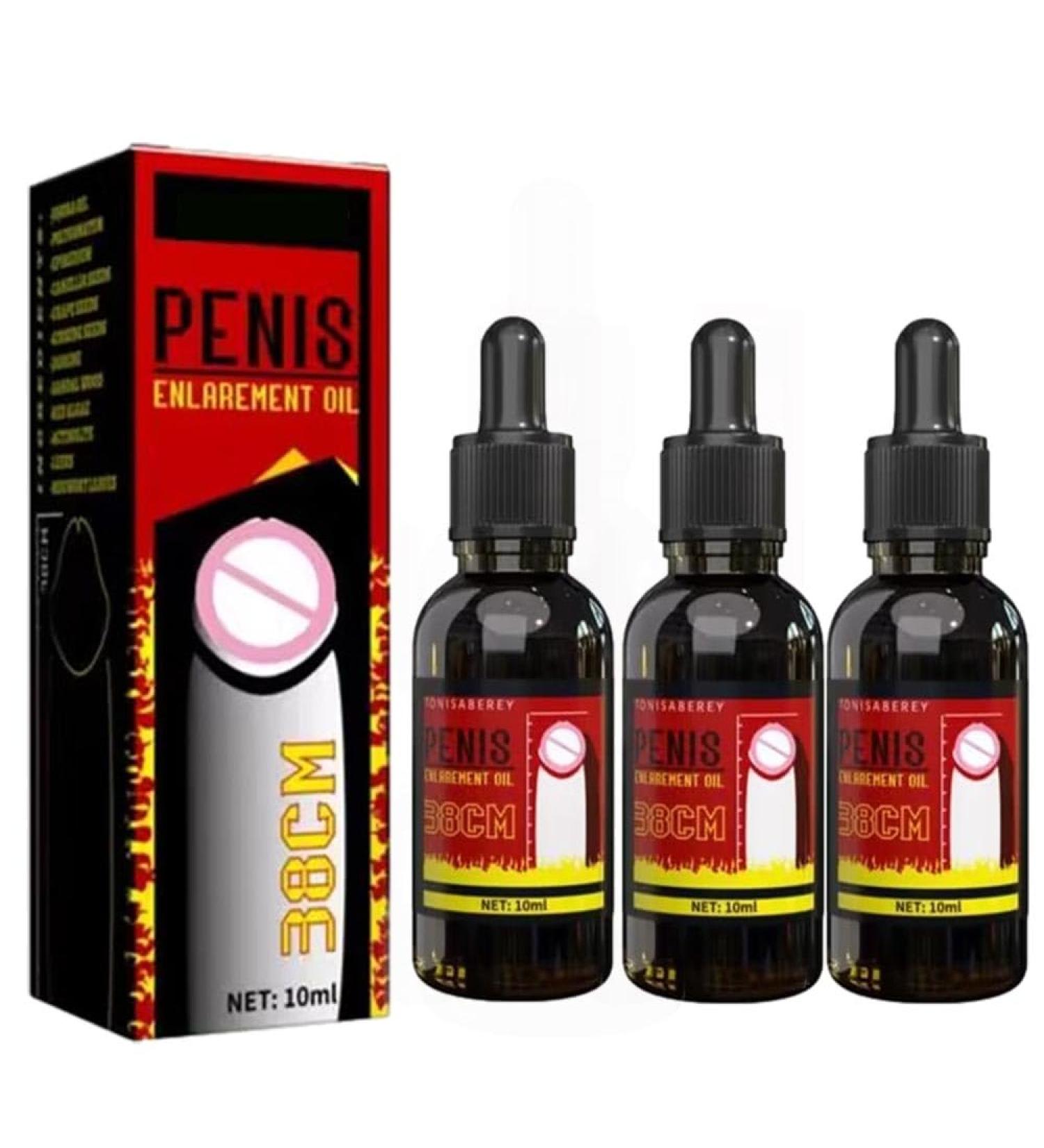 Huile d'agrandissement du p nis huile de croissance pour agrandissement masculin retardement de l' jaculation huile de croissance de puissance pour p nis de grande taille plus rapide (M 3PC) - Buy Online on GoSupps.com
