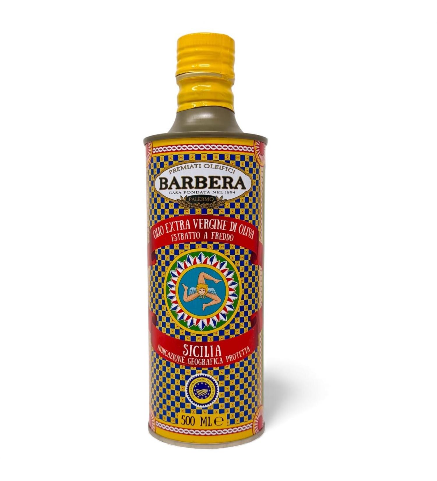  Barbera Sicilia Bedda - Barbera - Extra virgin olive oil cold pressed in iron Trinacria 500 ml - Buy Online on GoSupps.com
