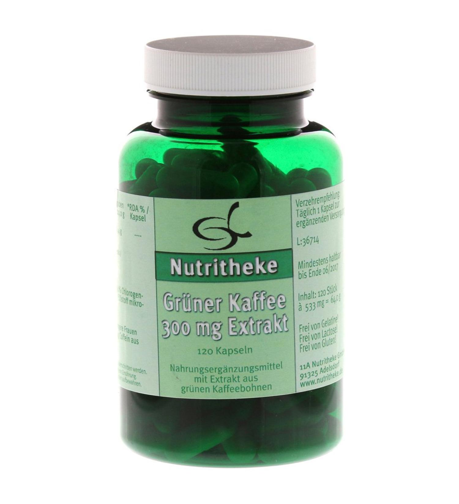 GREEN COFFEE 300 mg extract capsules 120 pcs