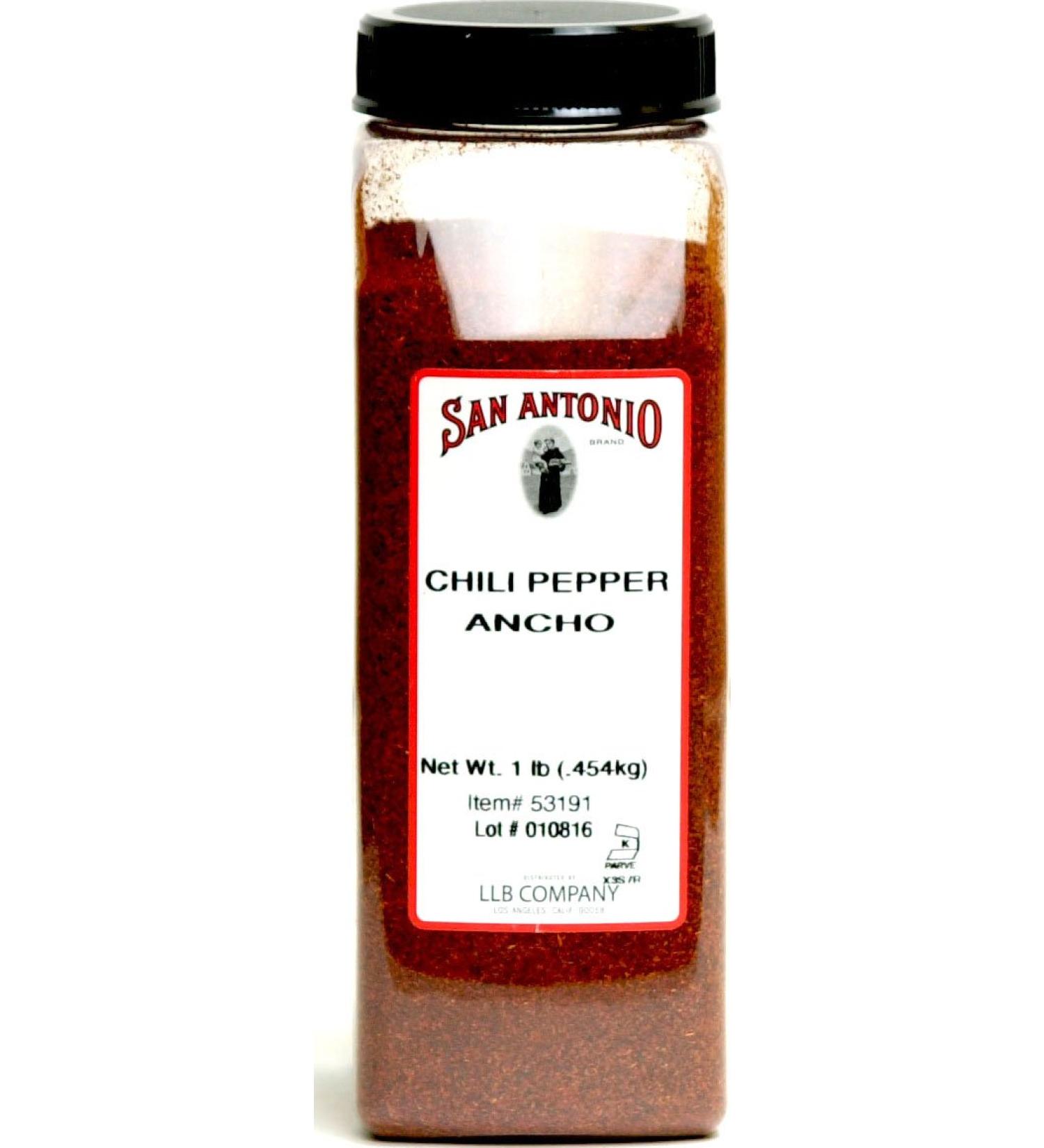 1-Pound Premium Ground Ancho Chile Pepper Chili Powder