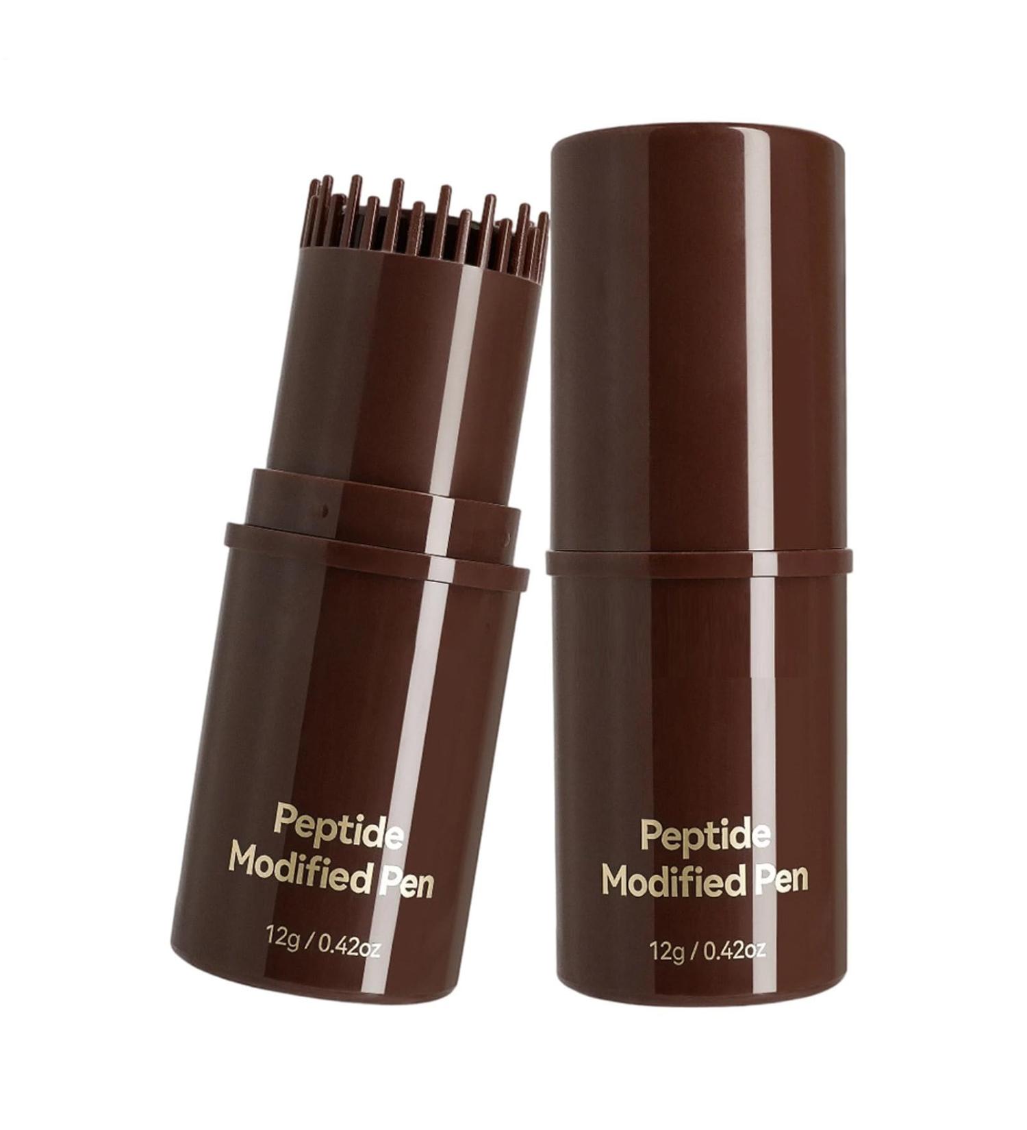 Peigne de coiffure - Applicateur durable 2 en 1 Gris Grey Dye Pen for Beard Styling To couing Women Men Long Short Home Travel Birthday Wedding Stylist - Buy Online on GoSupps.com