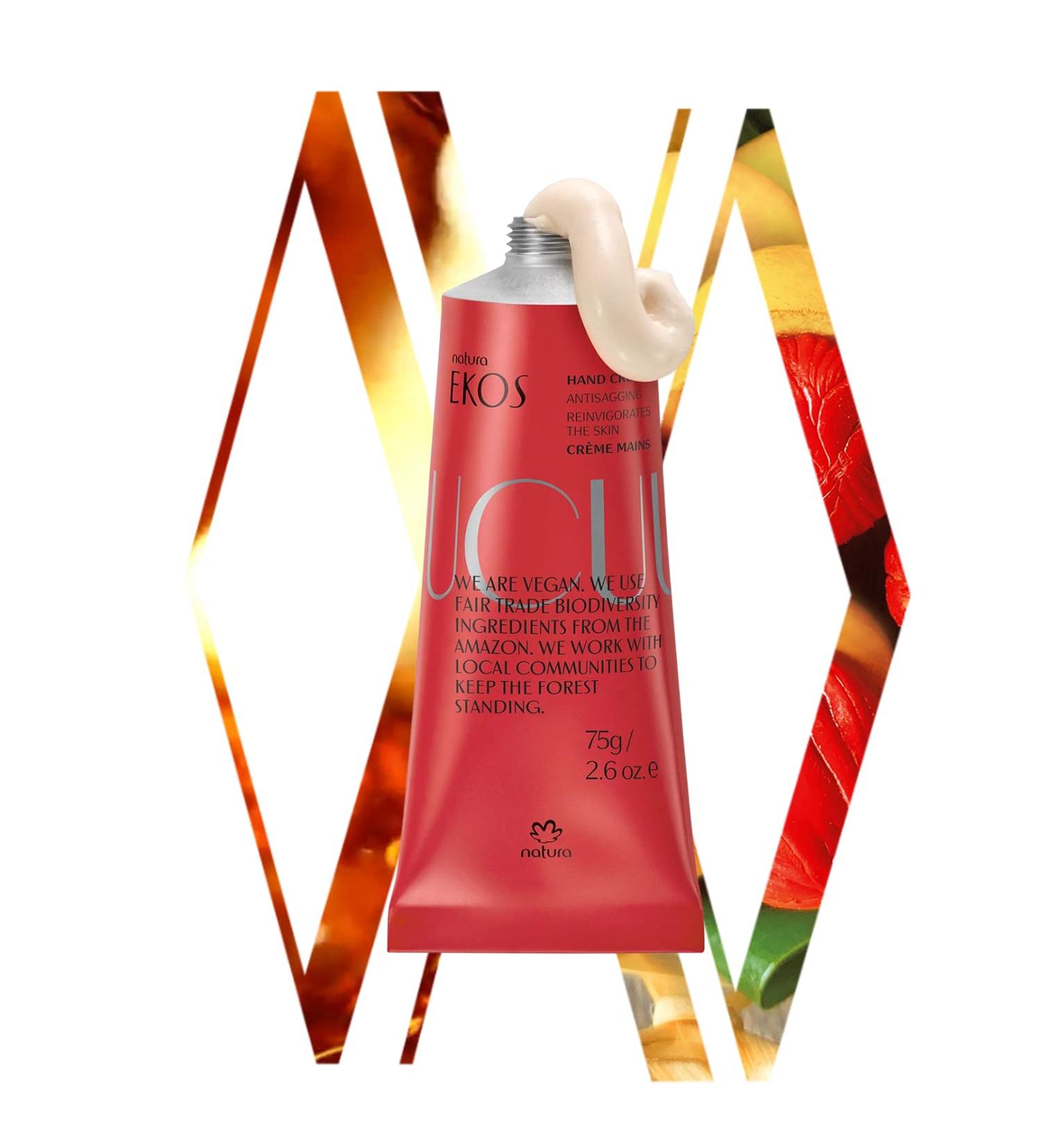 Natura Ucuuba Restorative Hand Cream Ekos 75g - Hydrating Hand Treatment - Buy Online on GoSupps.com