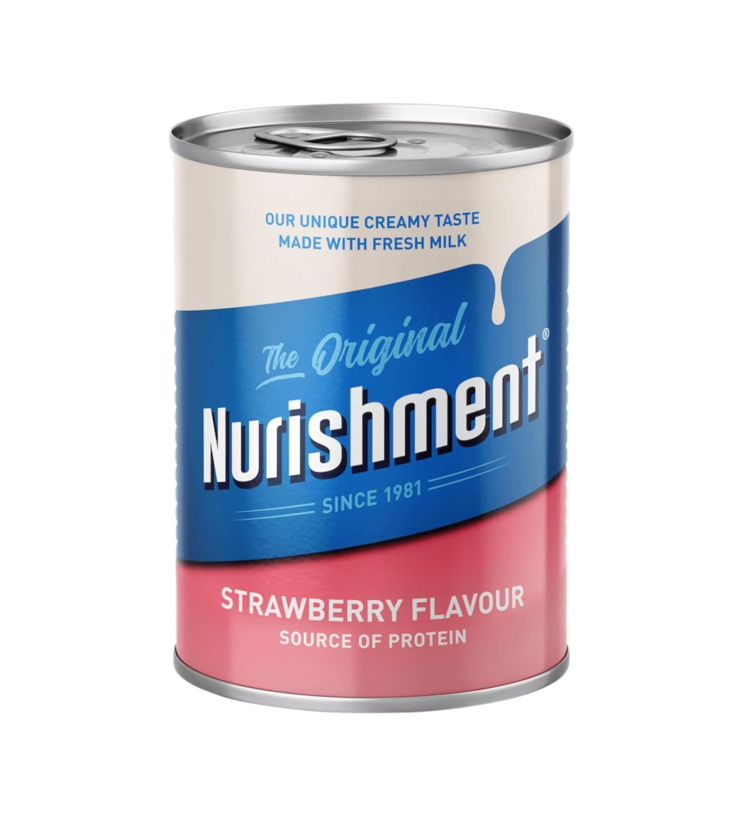 Nurishment Strawberry Flavour Milk Drink 400g (Pack of 6) - Buy Online on GoSupps.com