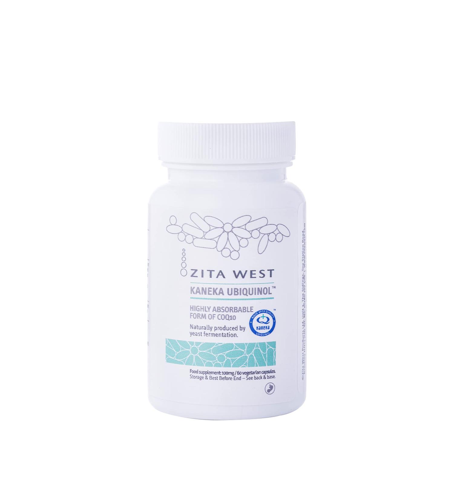 Zita West CoQ10 Ubiquinol 100mg - Fertility & Antioxidant Support - 60 Vegetarian Capsules - Buy Online on GoSupps.com