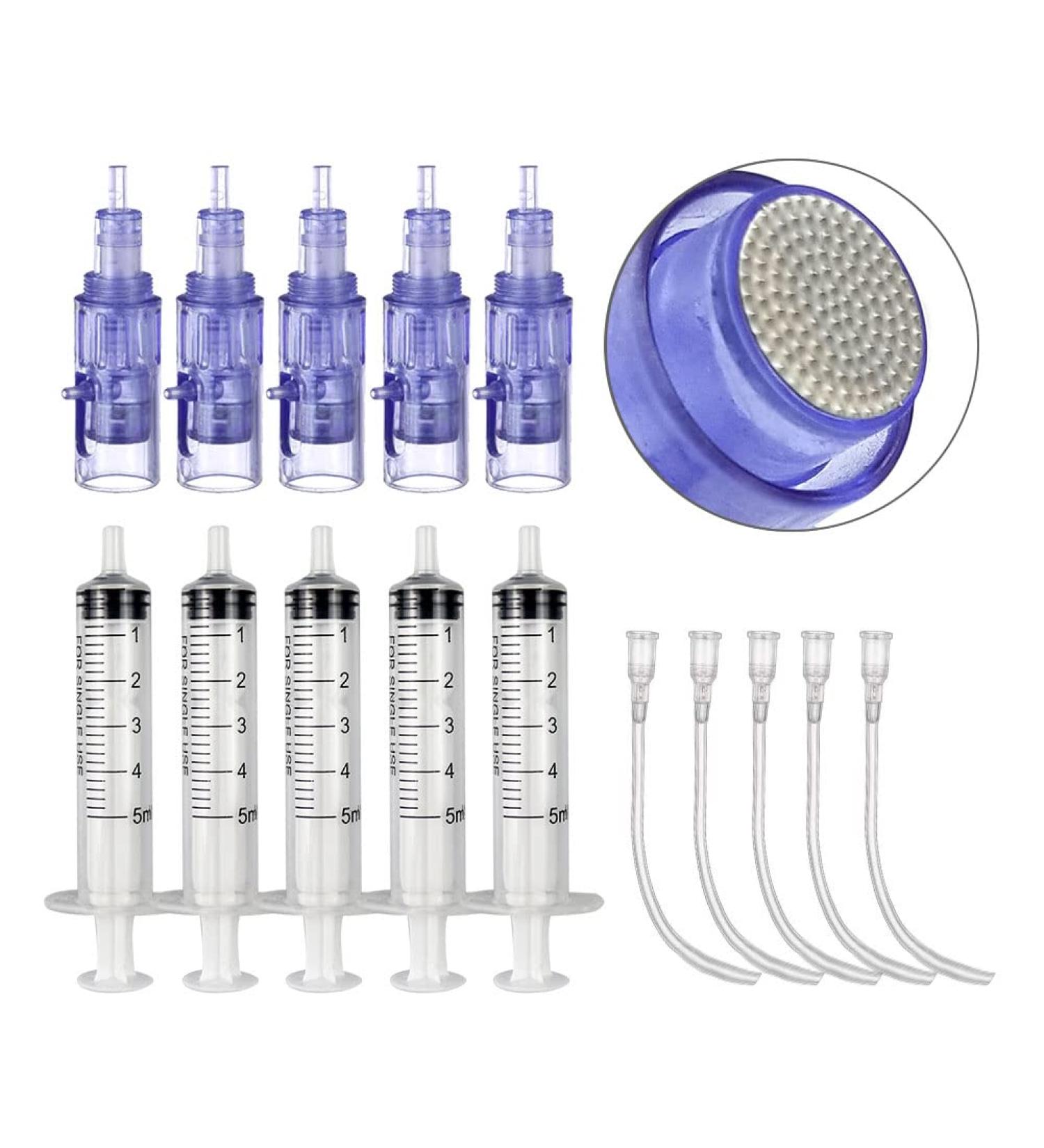 5pcs Screw Round Nano Cartridge For Hydra Pen Auto Serum Applicator MT0909- rou*5 - Buy Online on GoSupps.com