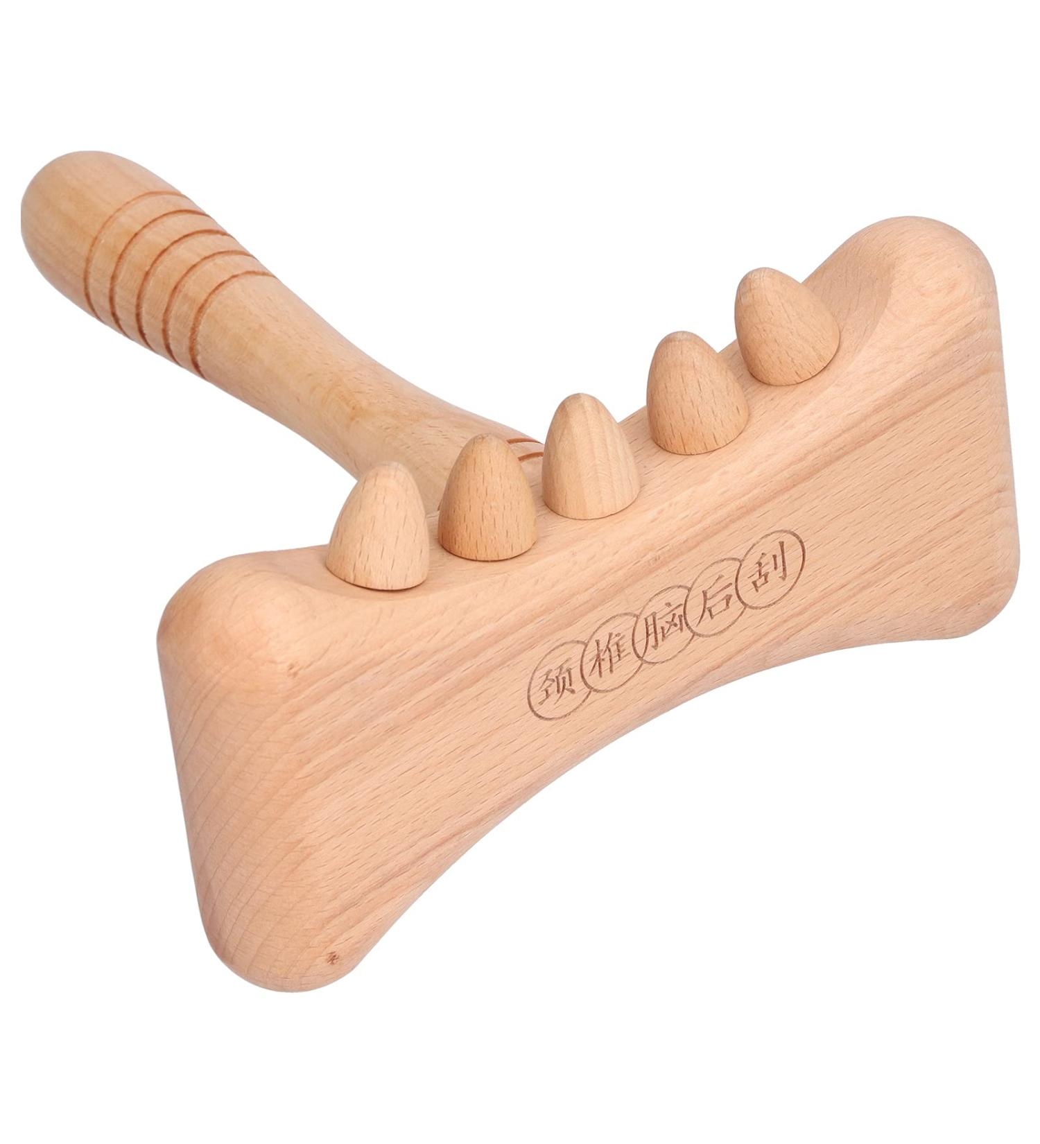 Wooden Therapy Massage Tools - Portable Gua Sha Stick for Body Shaping & Anti-Cellulite Lymphatic Drainage - Buy Online on GoSupps.com